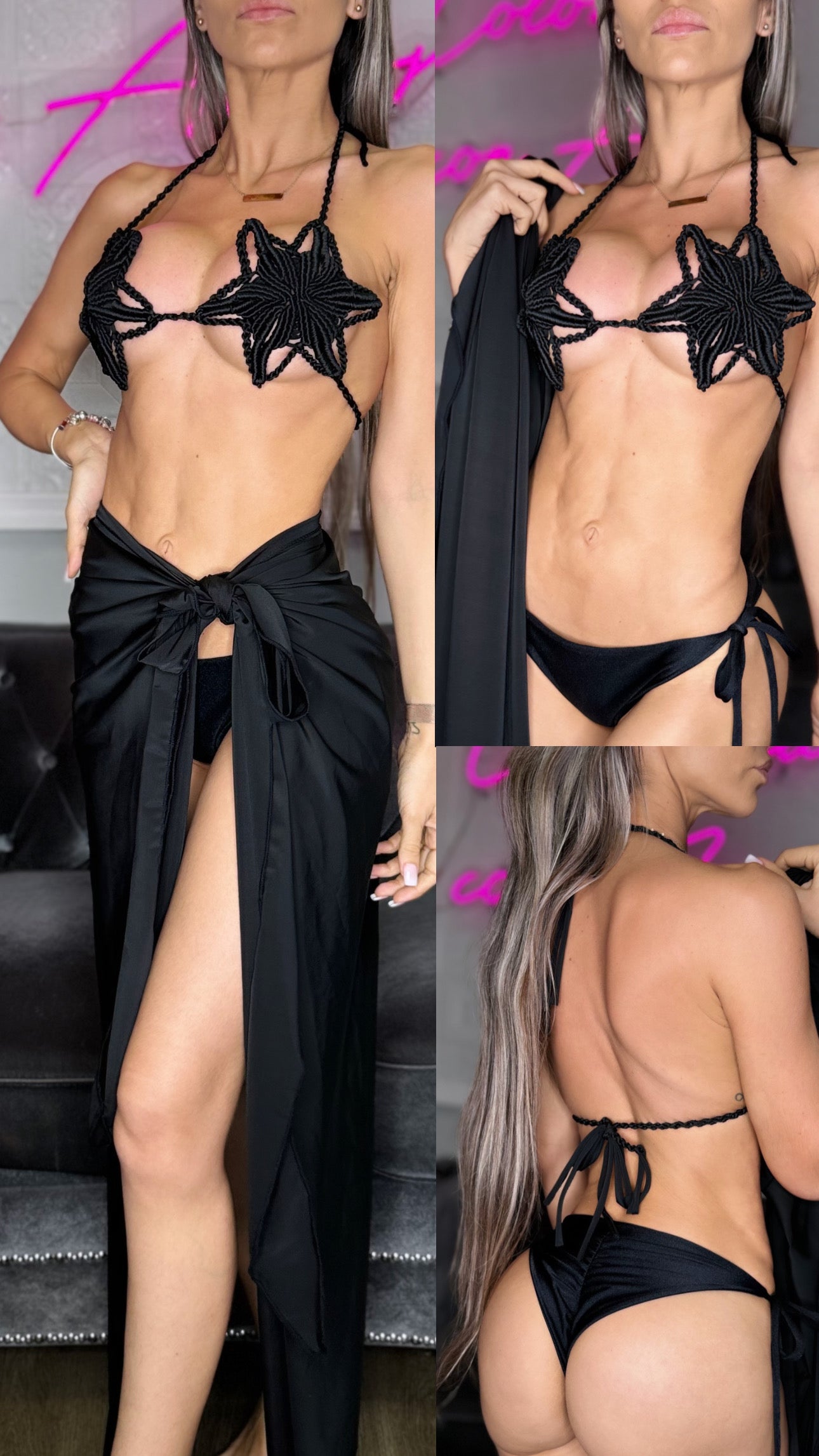 Corinto bikini and skirt set