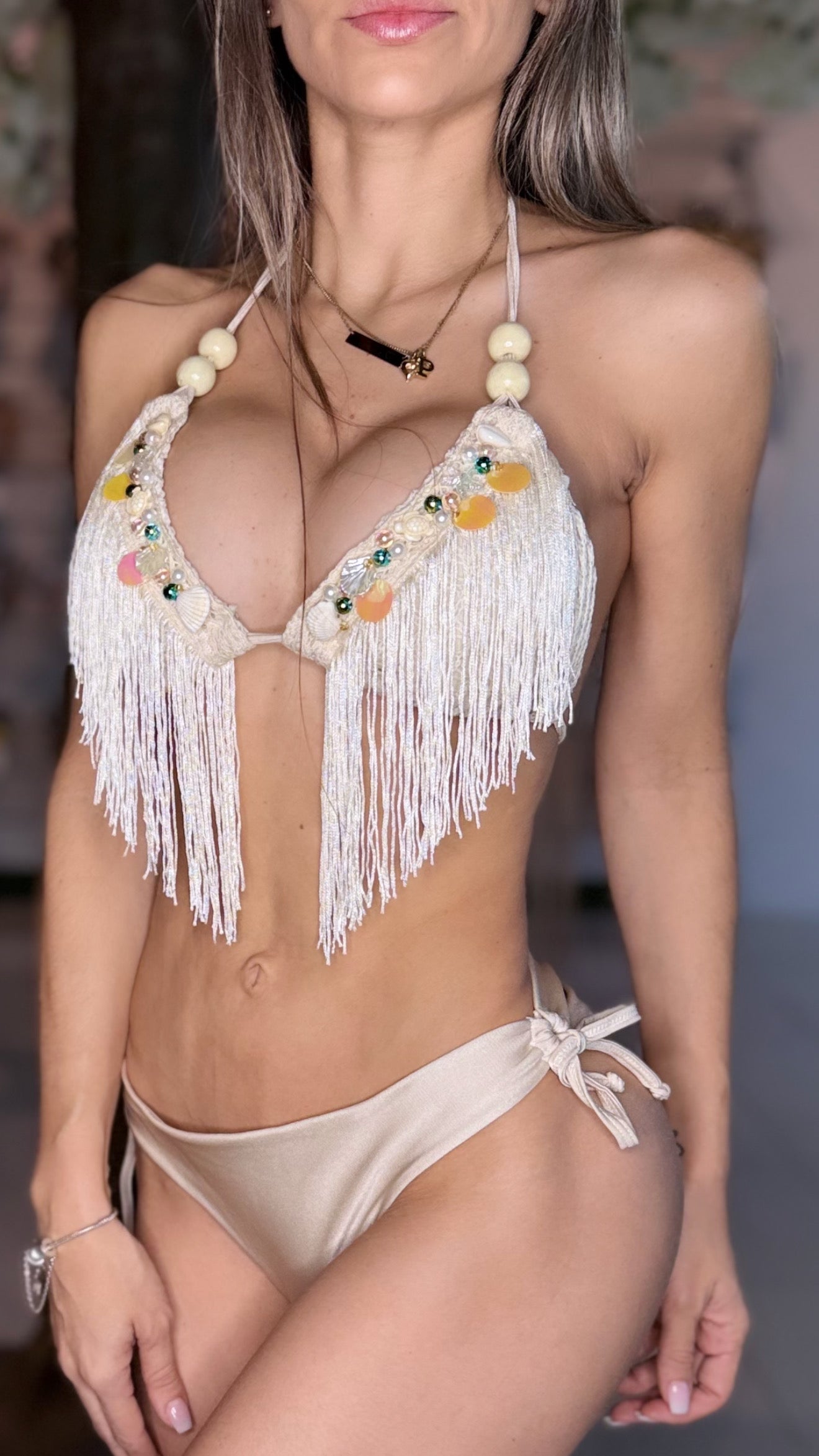Trio camaleon bikini and skirt set