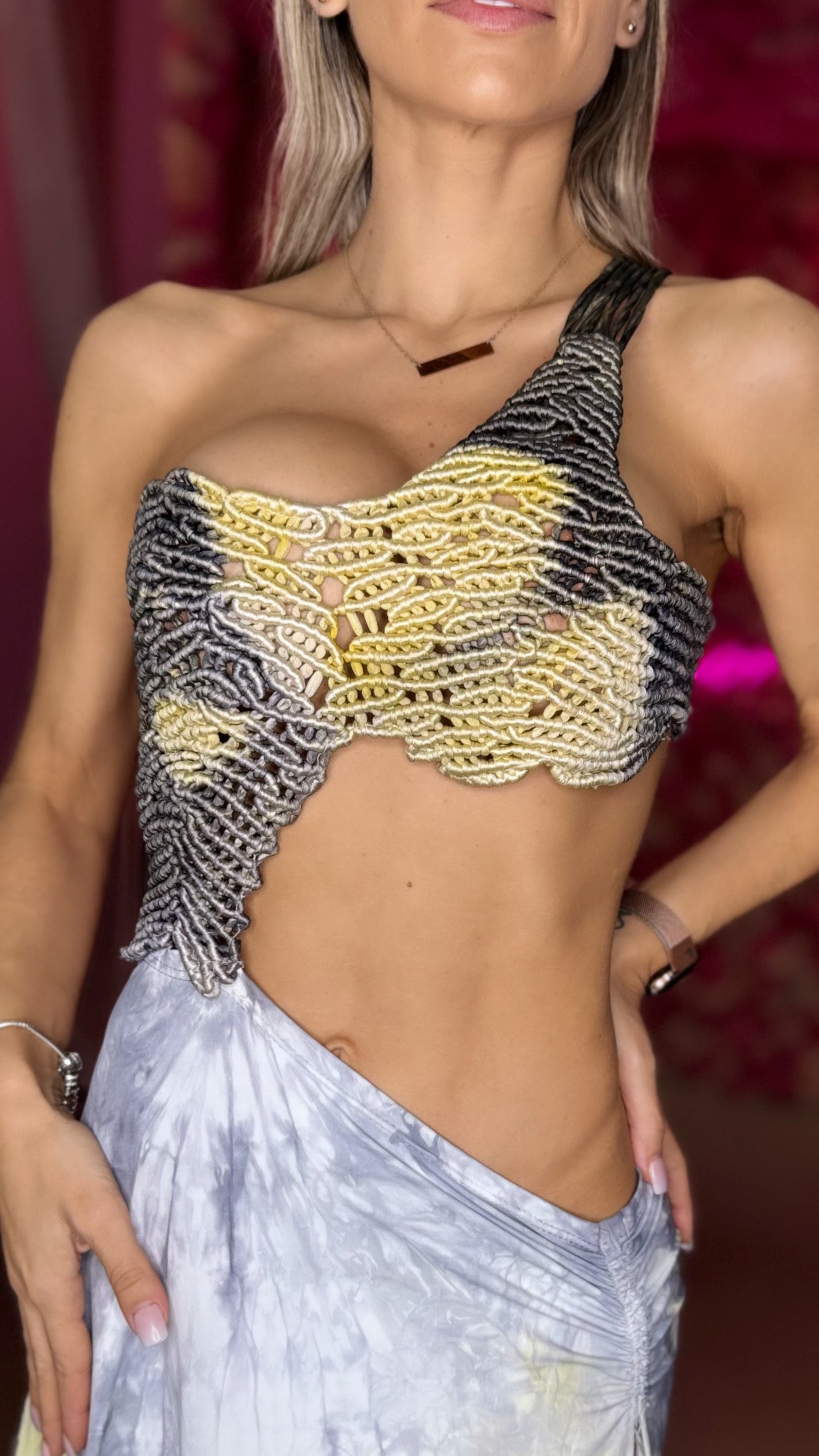 Rove macrame handmade dress