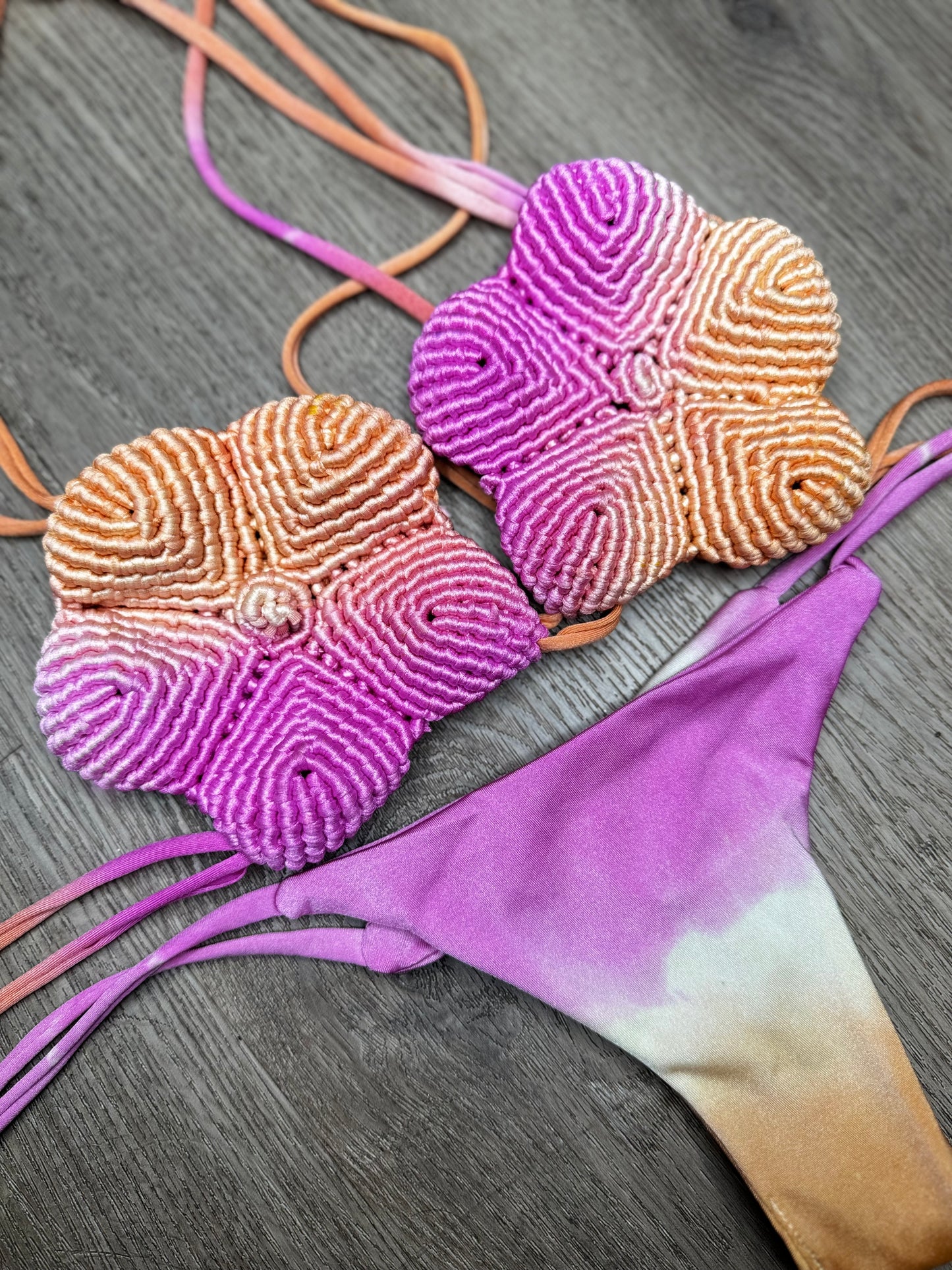 Dalia macrame bikini set