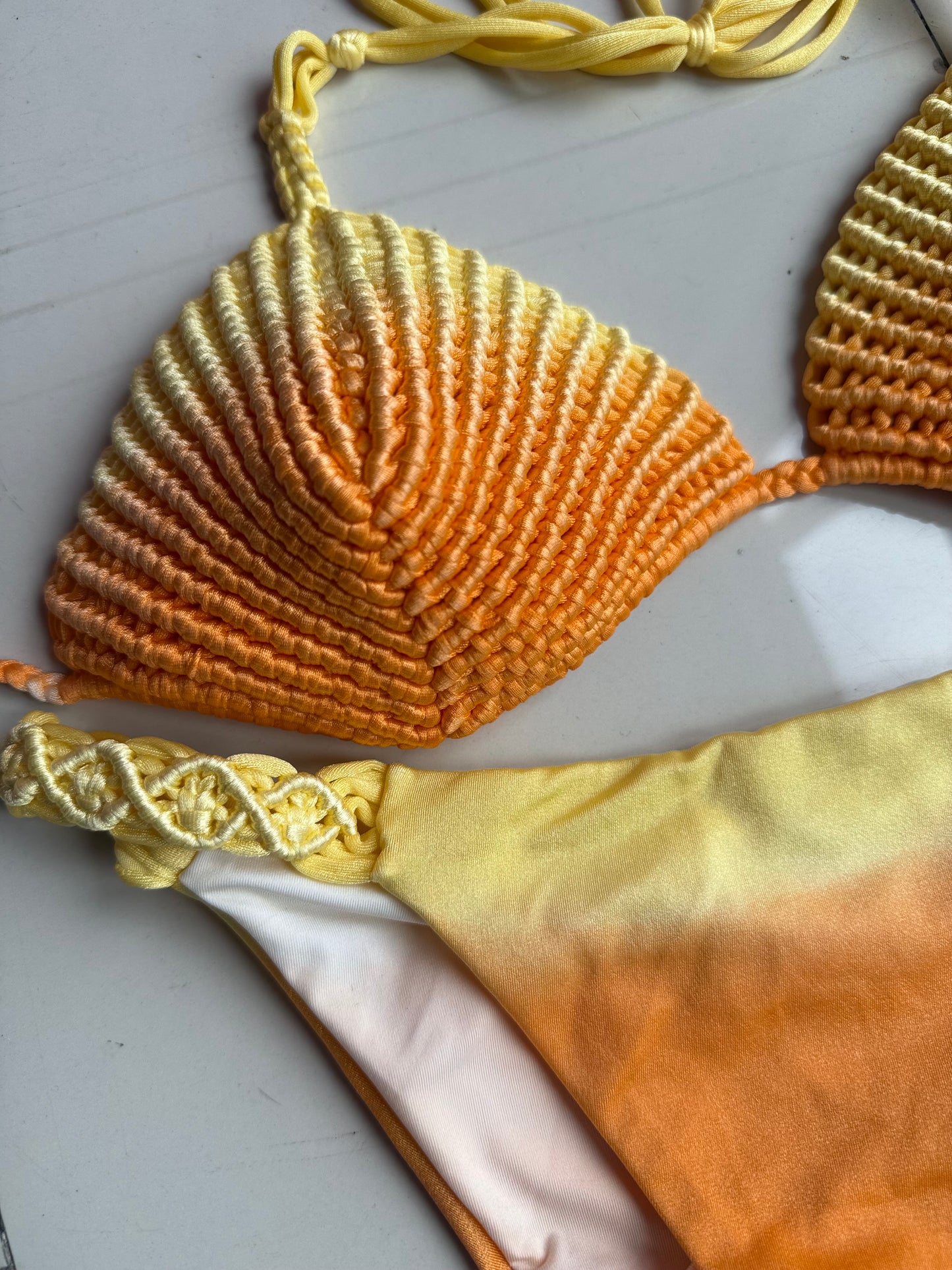 Coral bikini set