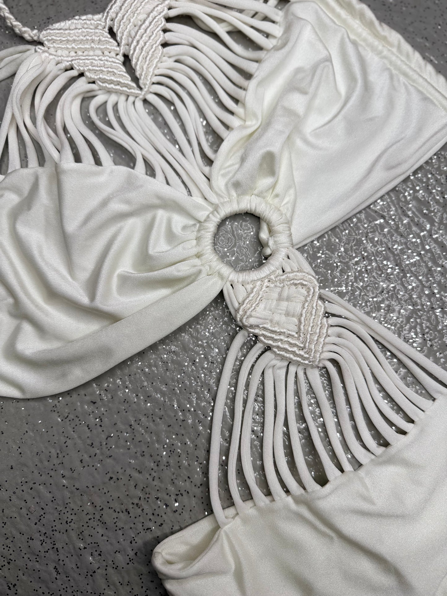 Heaven one piece macramé bikini