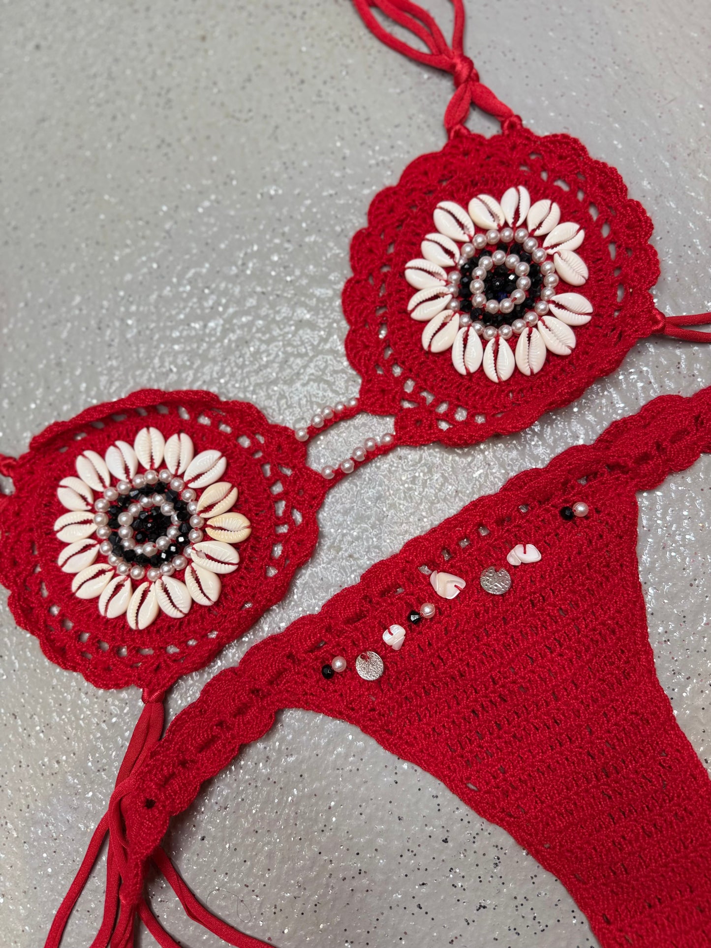 Conchita crochet bikini set