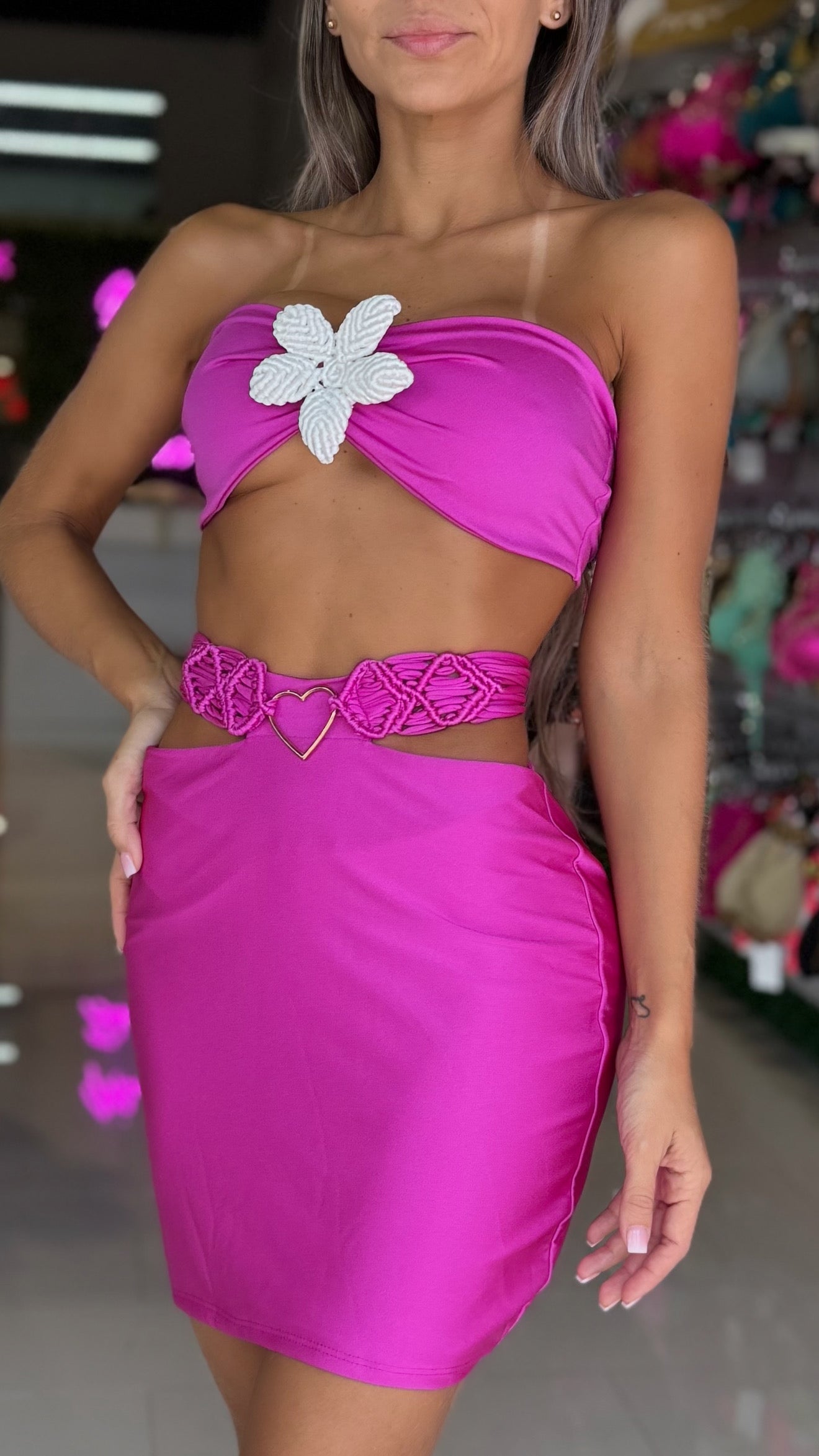 Deisy bikini and skirt set
