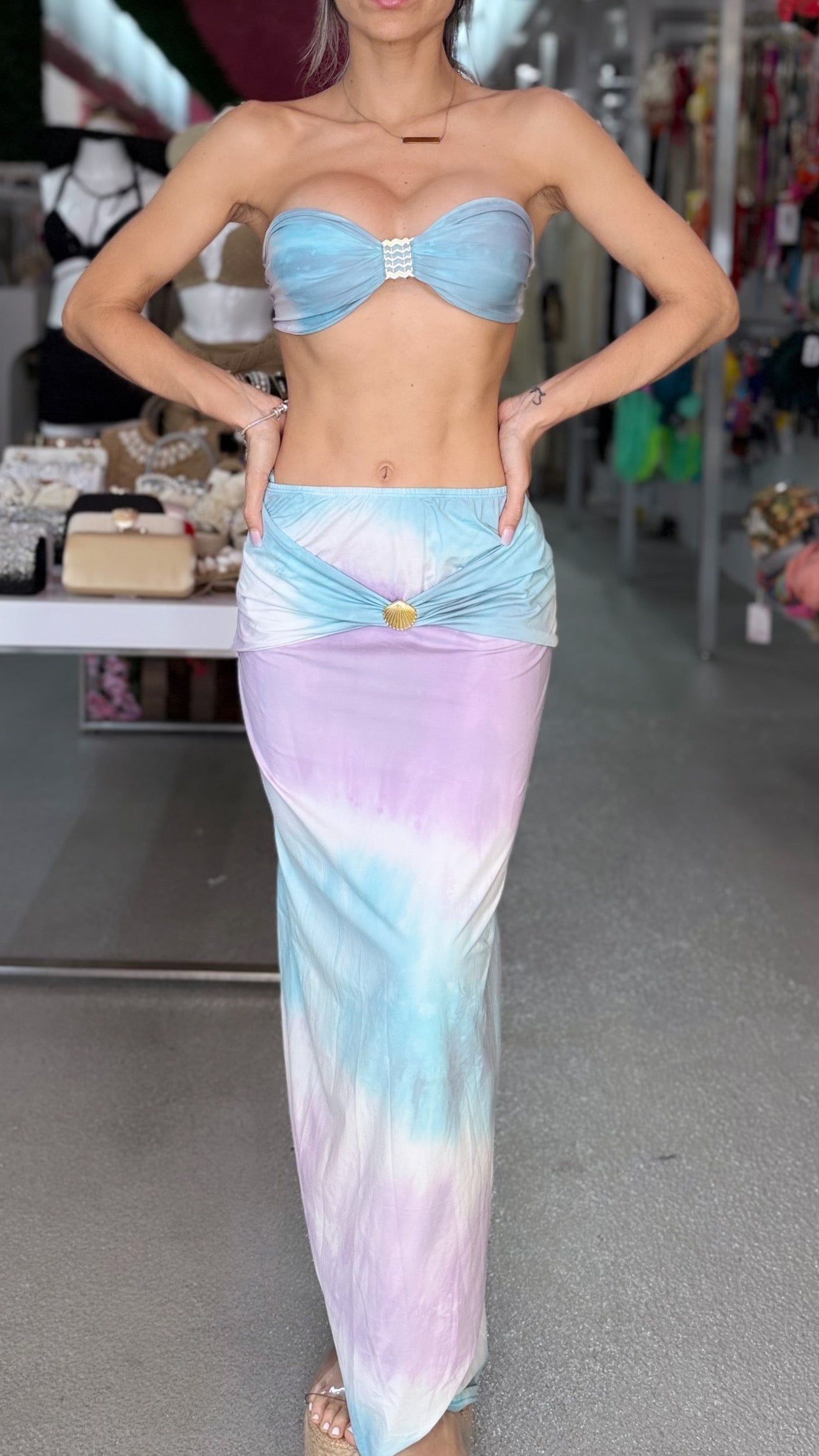 Lenny bikini and skirt set