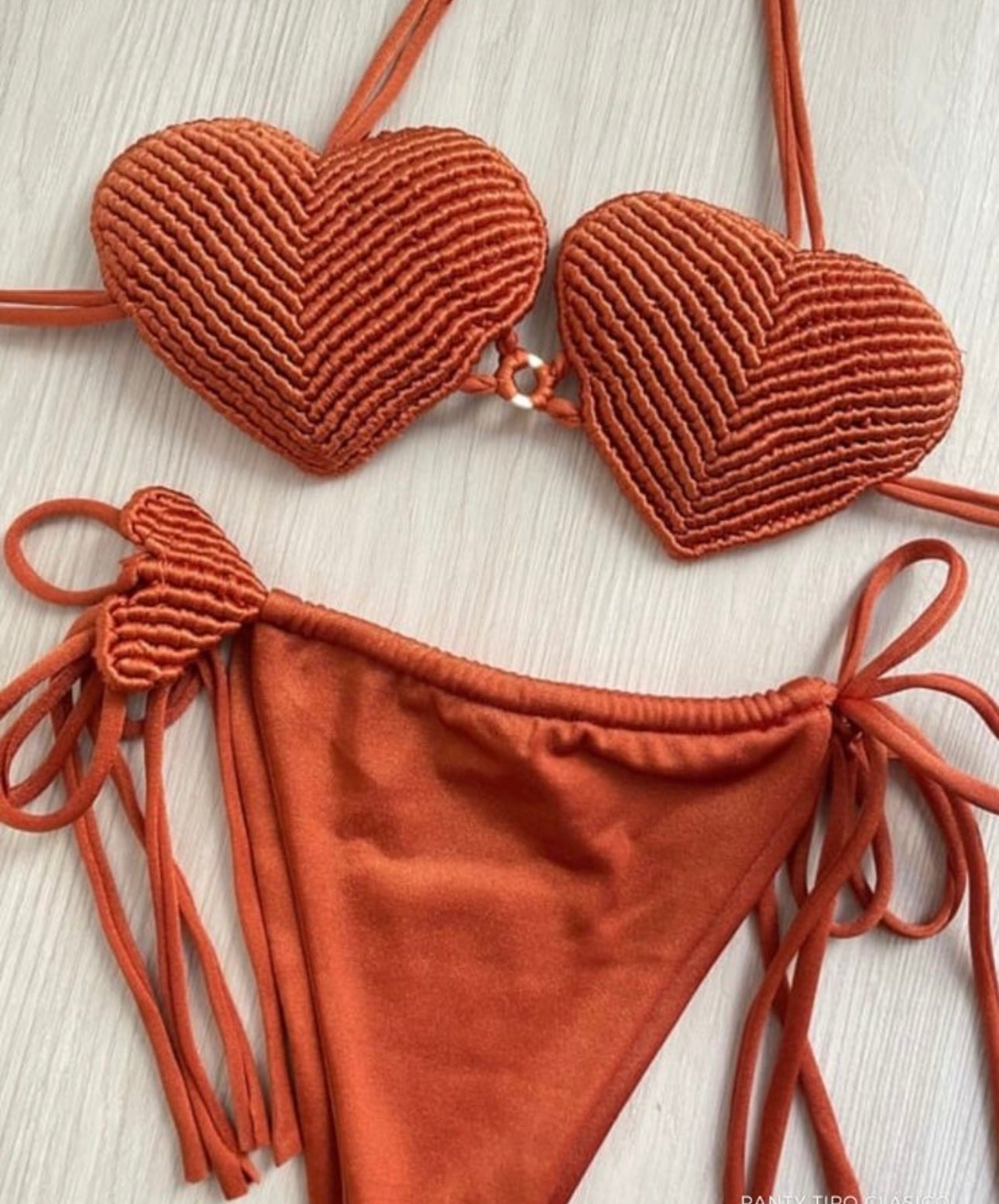 Hearts macrame bikini set (SIZES)