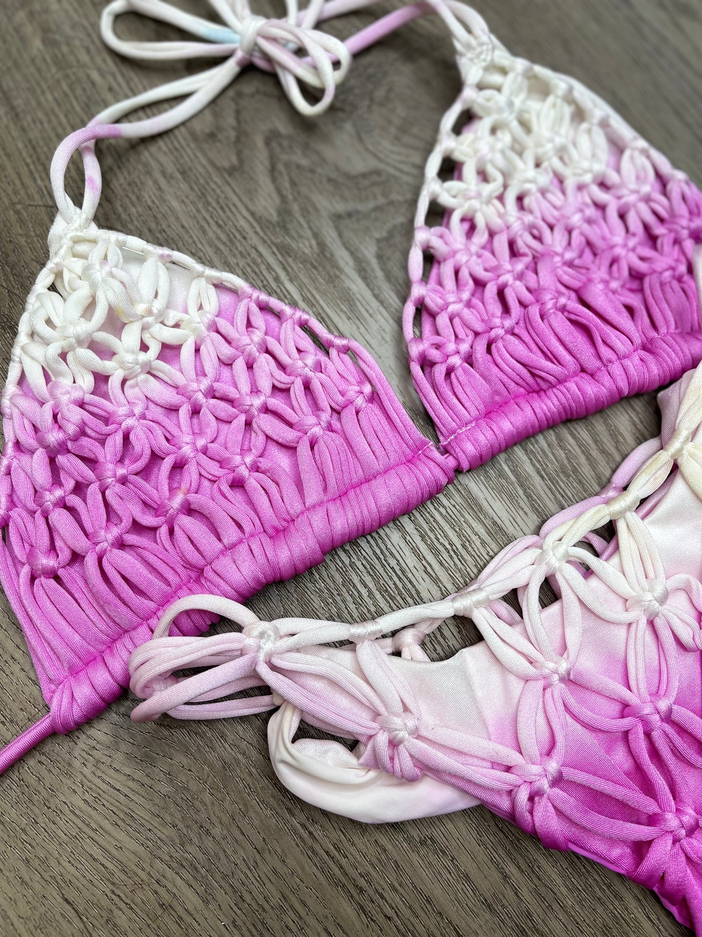 Little love macrame bikini set