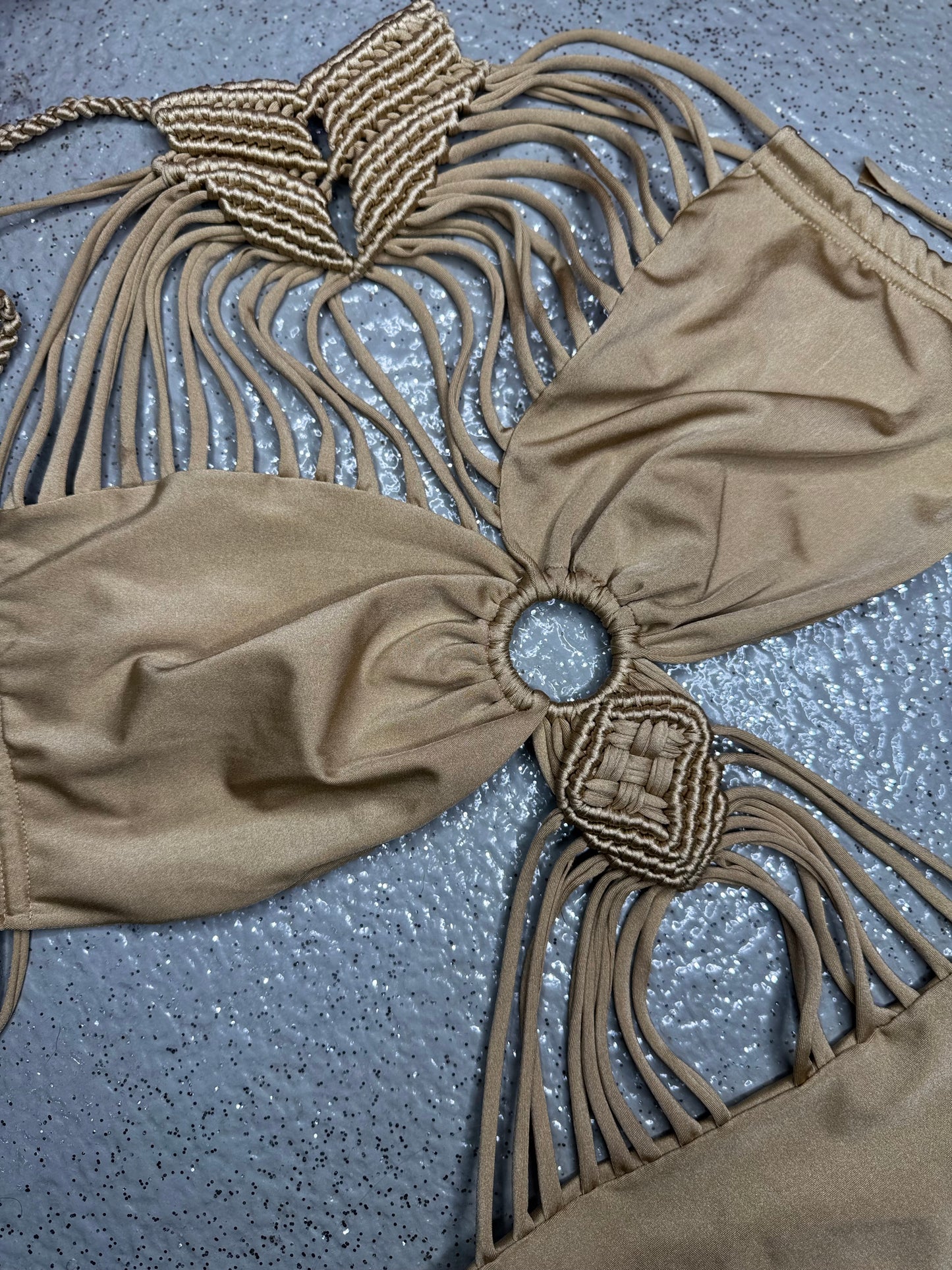 Heaven one piece macramé bikini