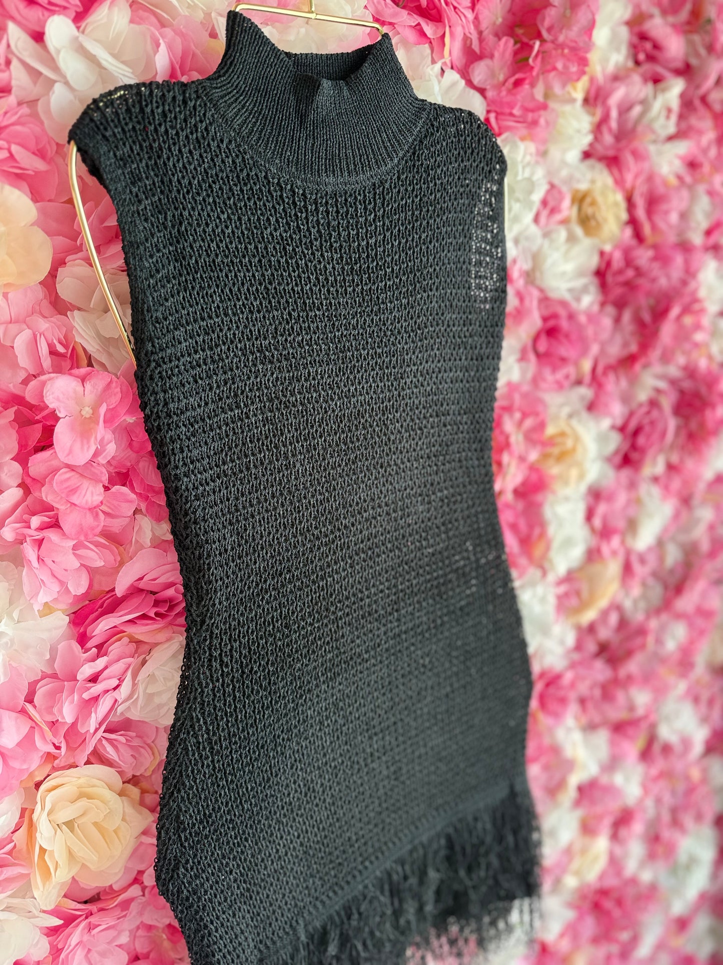 Vida crochet mini dress
