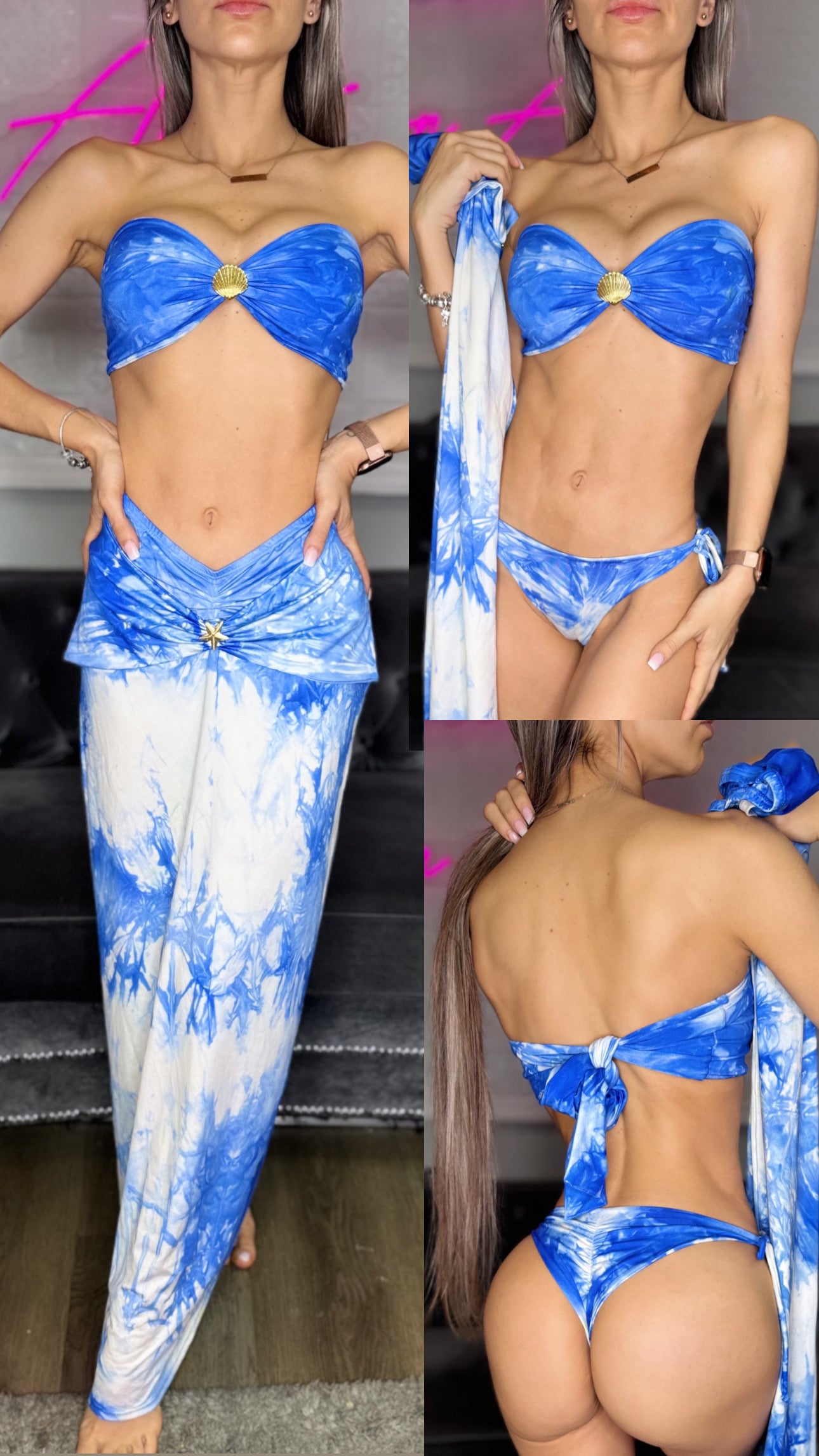 Lenny bikini and skirt set