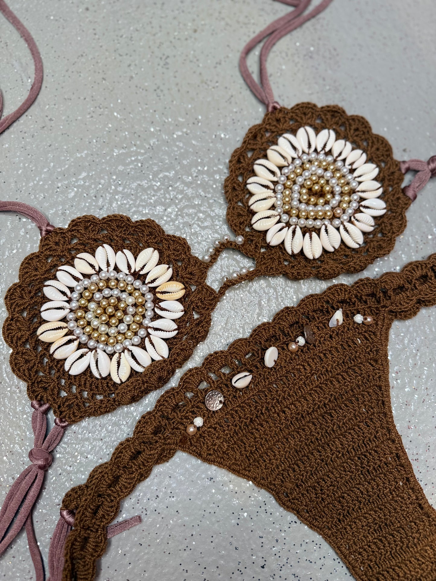 Conchita crochet bikini set