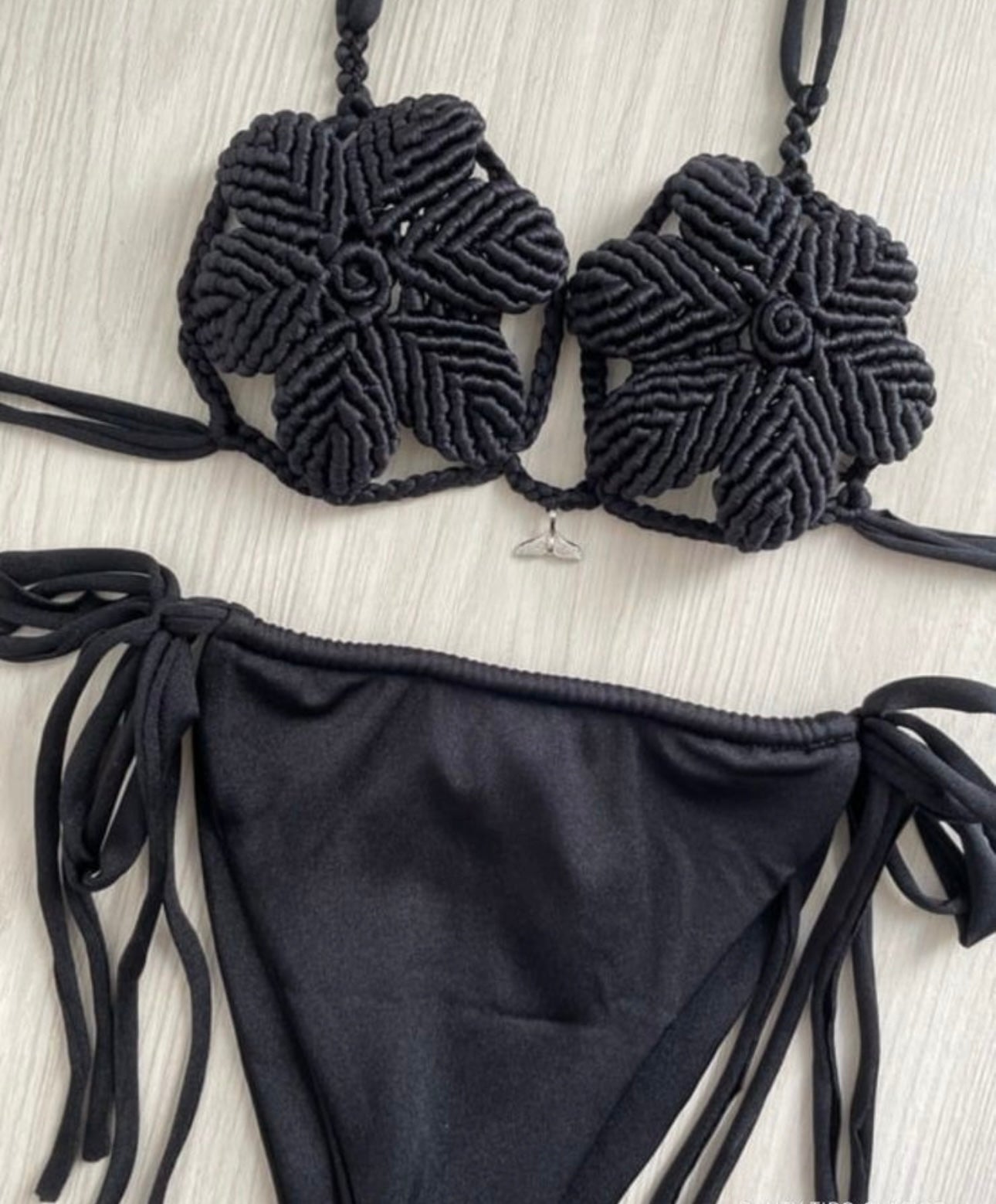 Flores macrame bikini set (SIZES)