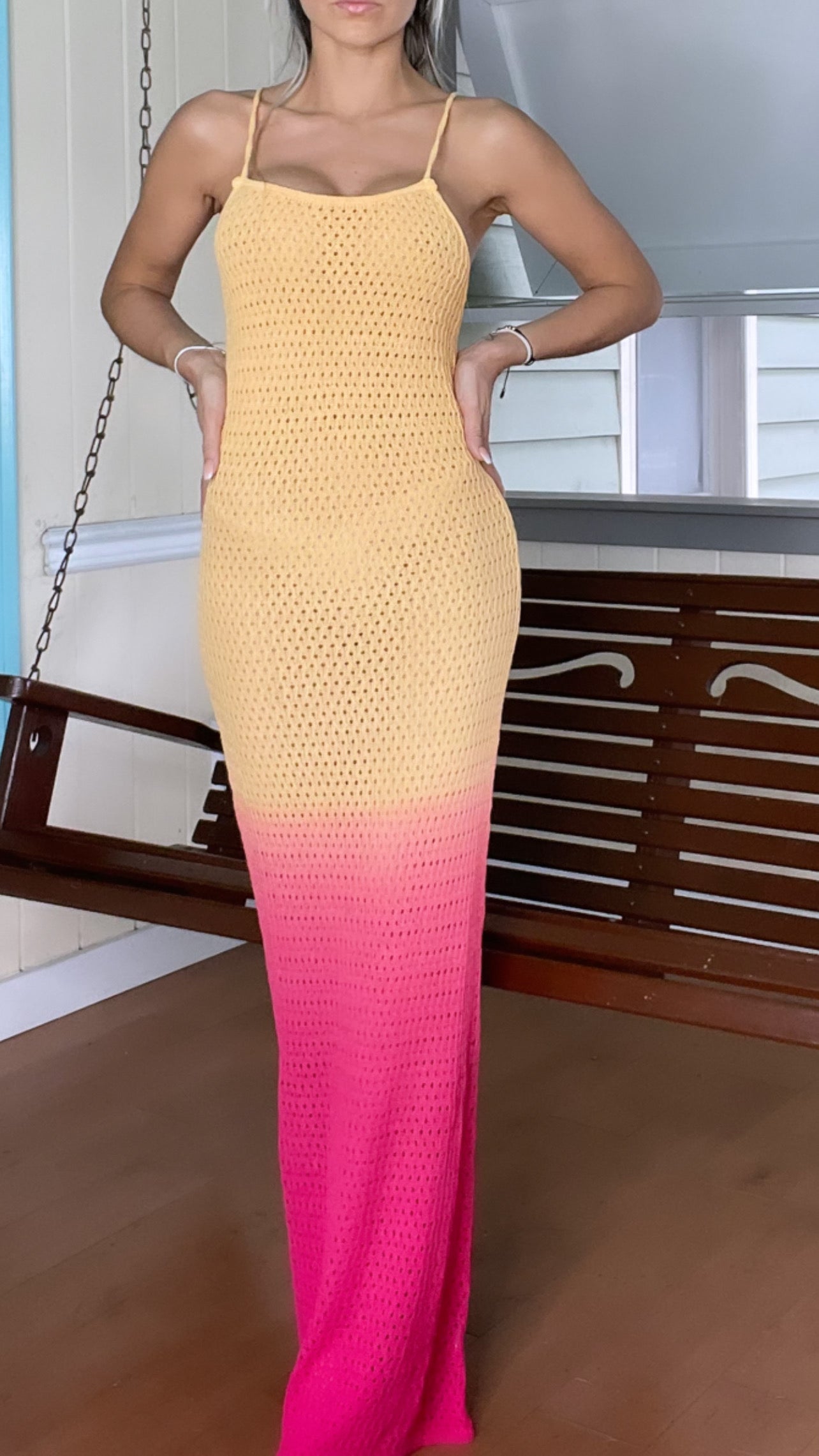 Dual crochet cover up