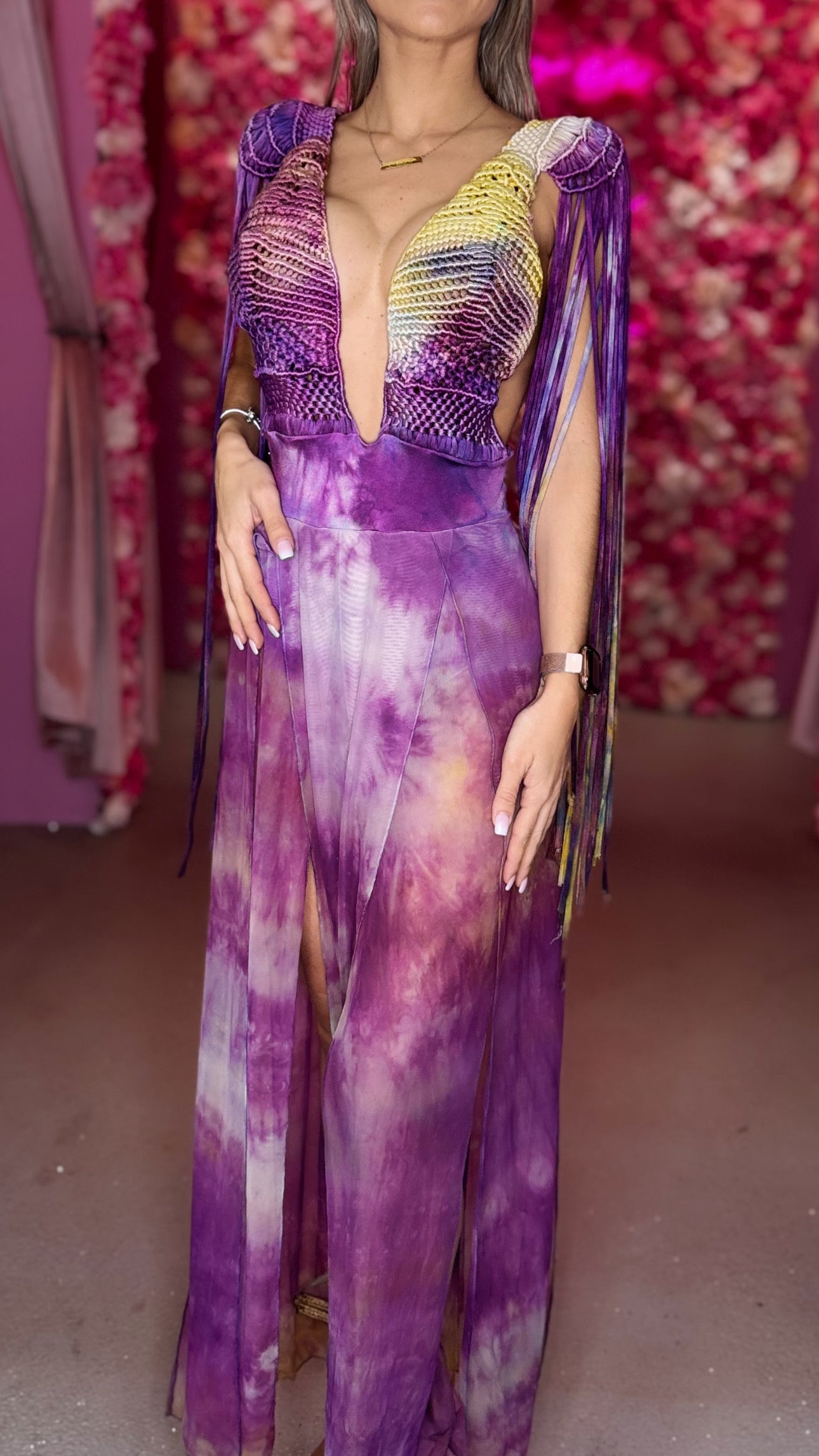 Atenea macrame dress