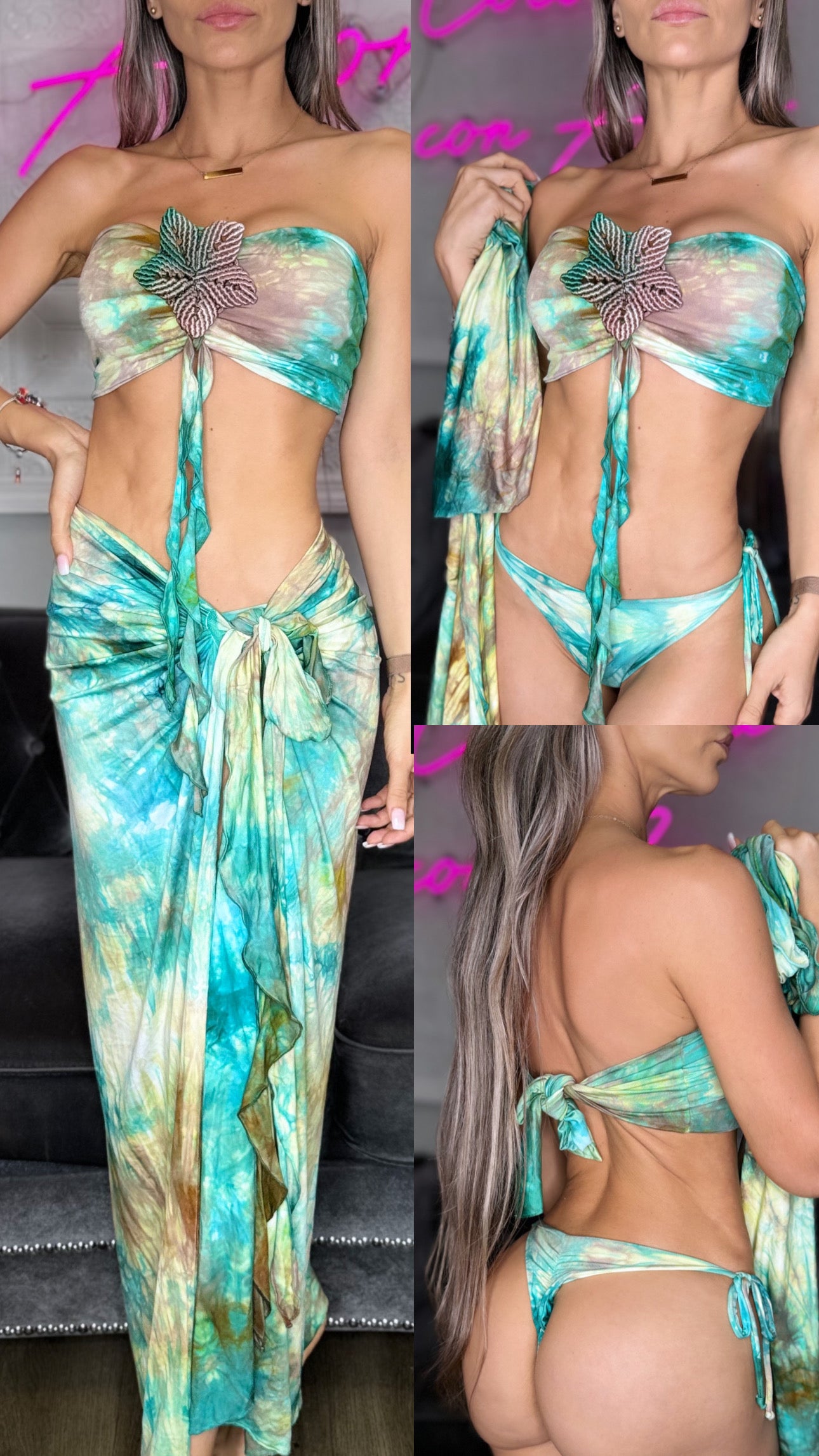 Moana bikini and skirt set