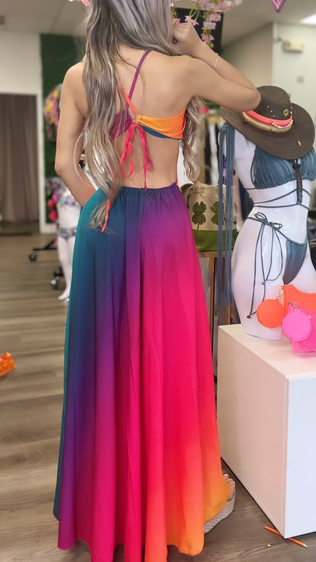 Rainbow dress
