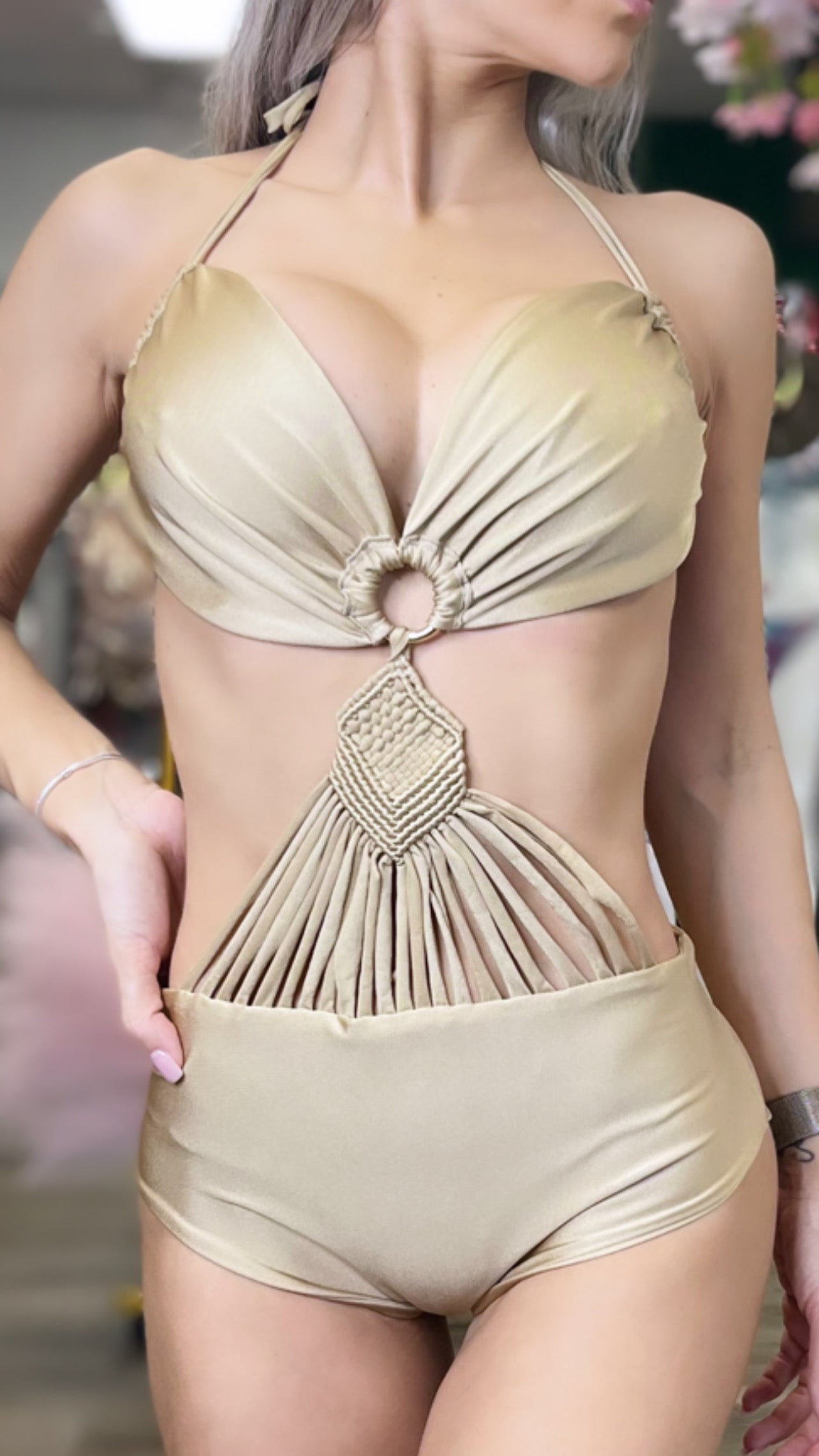Classy one piece bikini