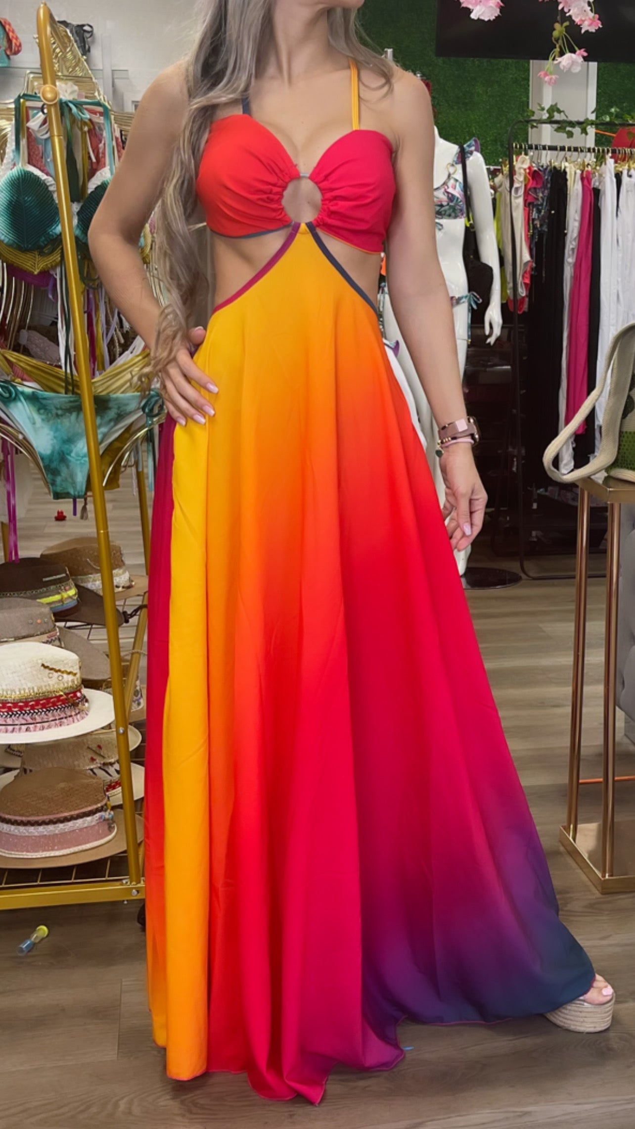 Rainbow dress