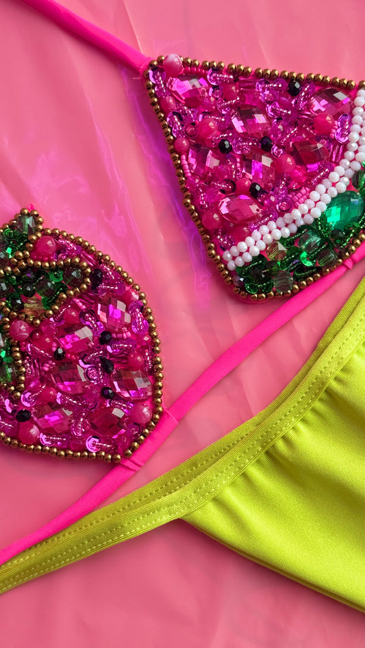 Strawmelon premium bikini set