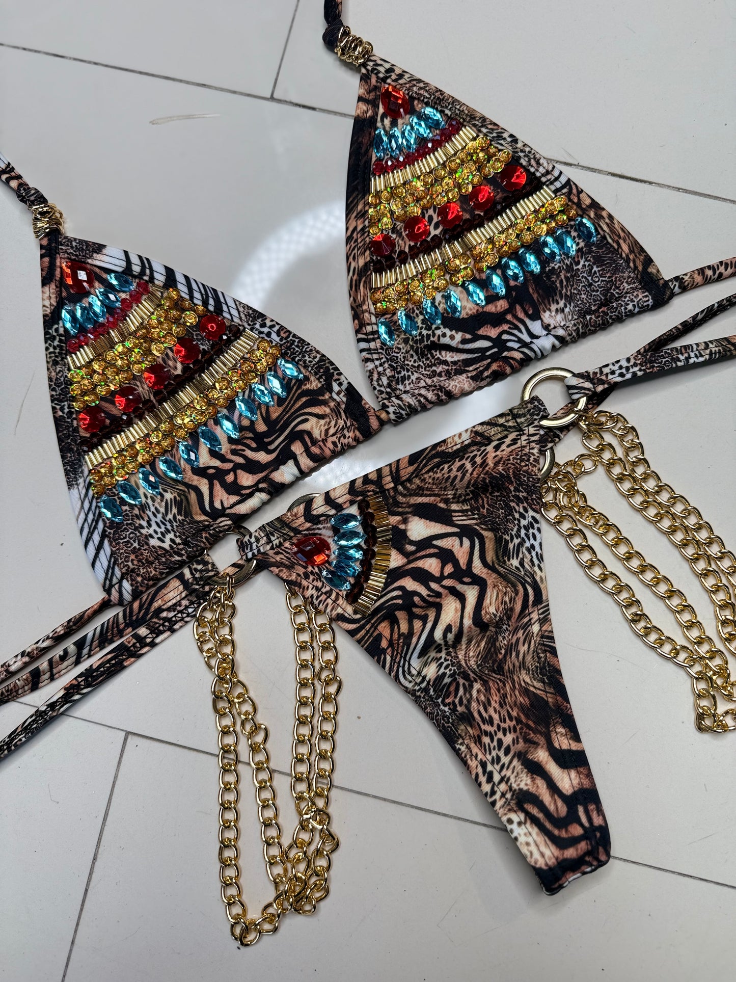 Tiger bikini set