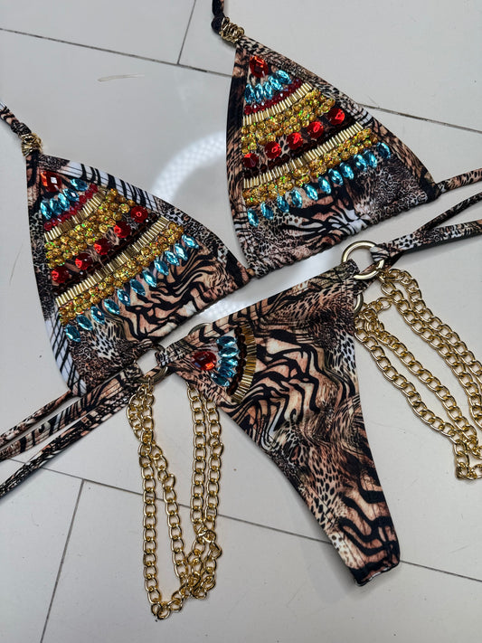 Tiger bikini set
