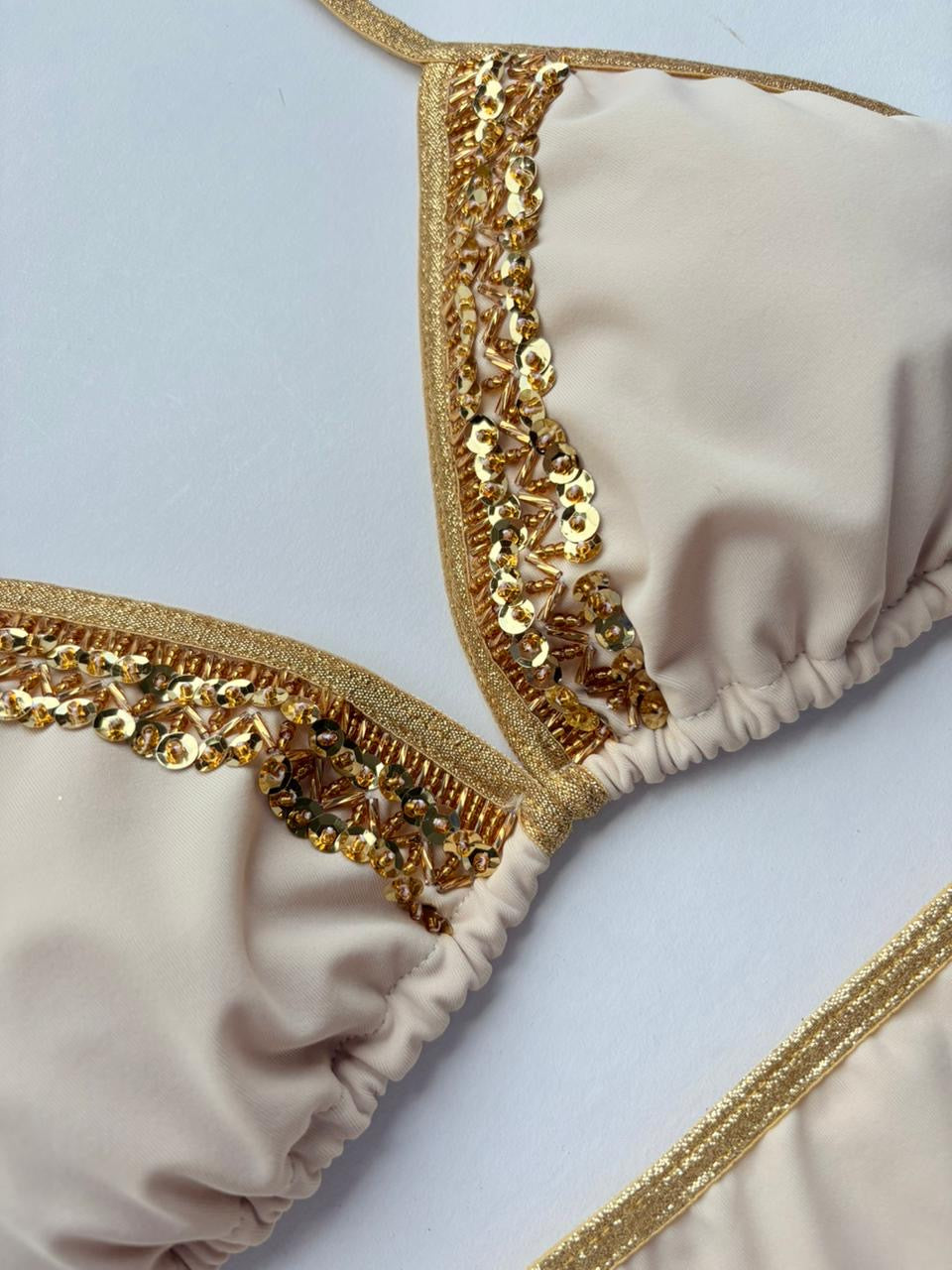 Gold bikini set