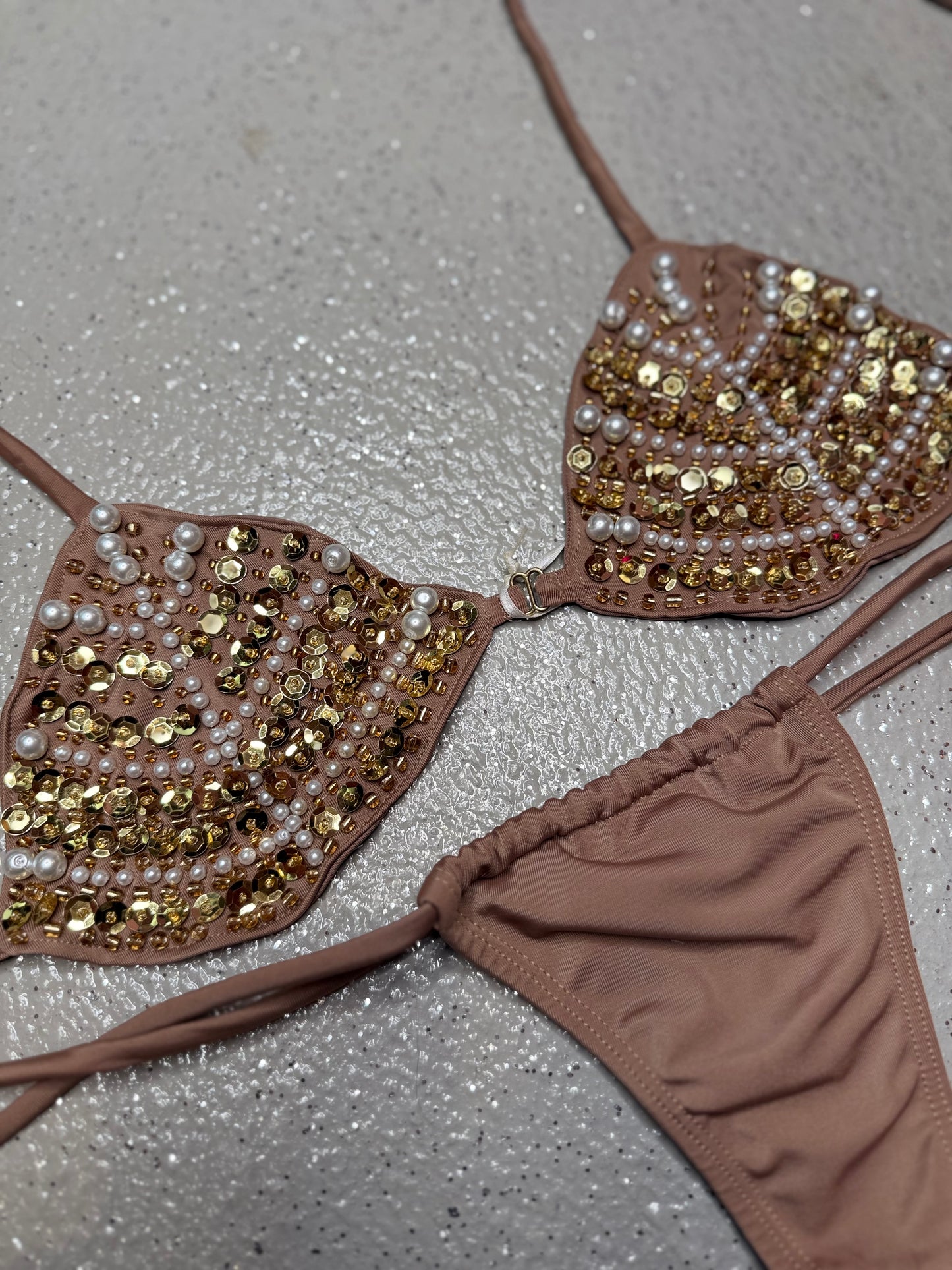 Golden Bikini Set