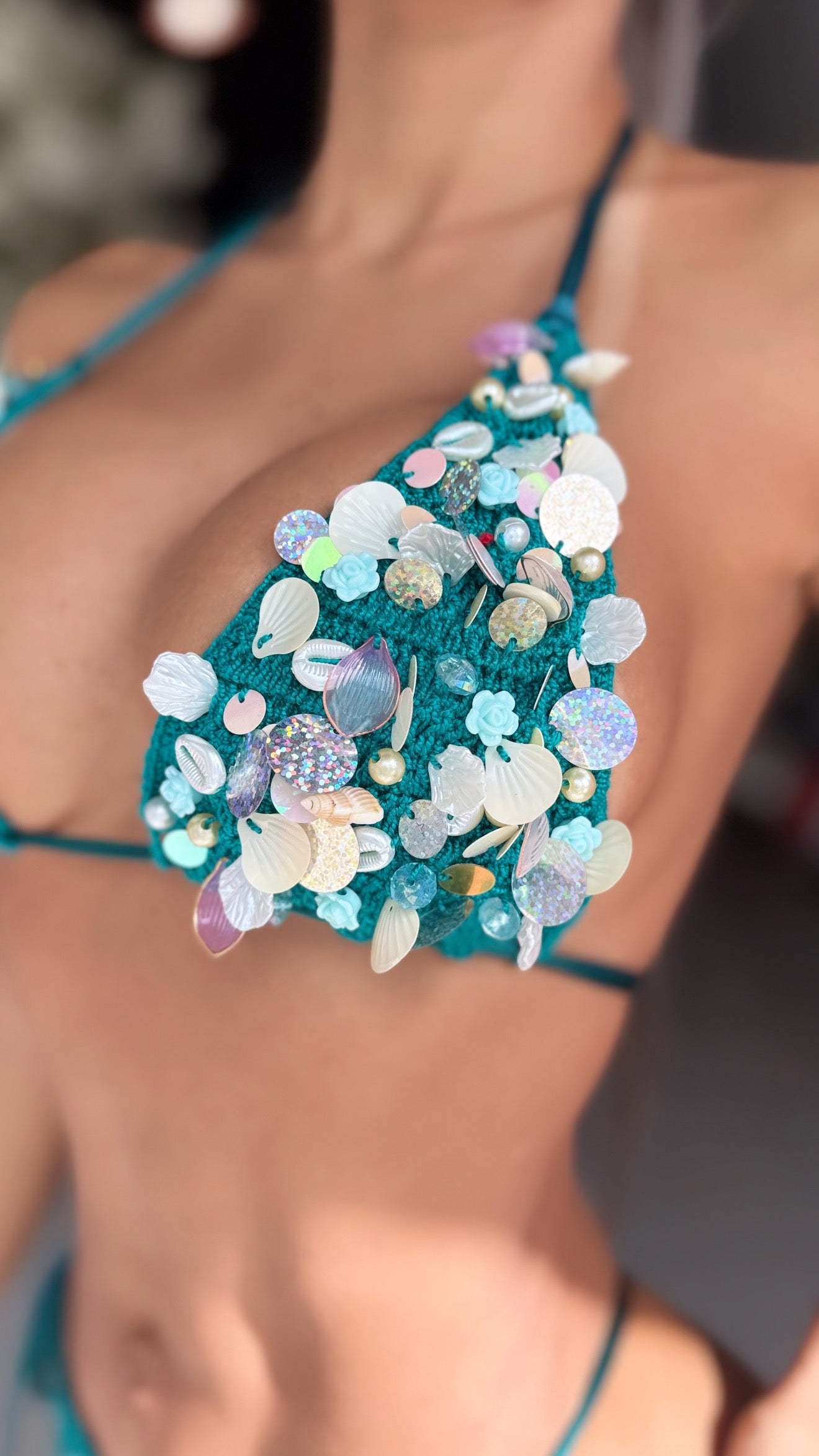 Under the sea crochet bikini set