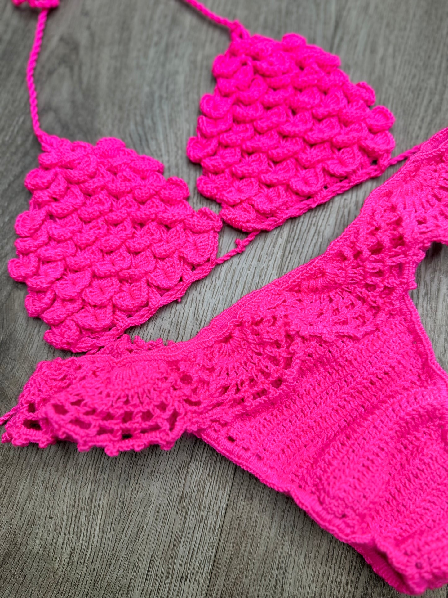 Dulce crochet bikini set