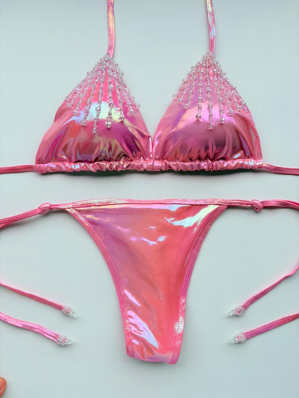 Princess thong bikini set