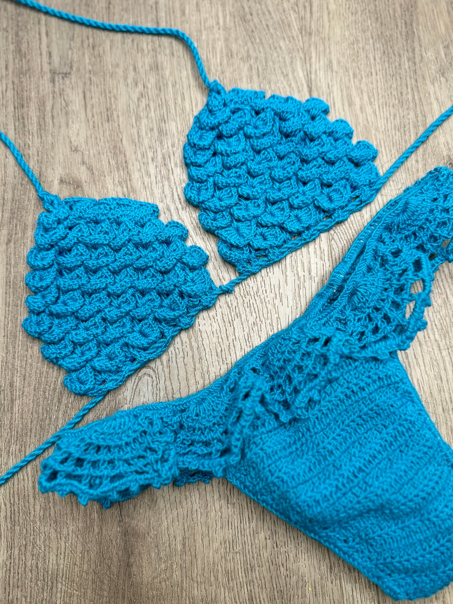 Dulce crochet bikini set