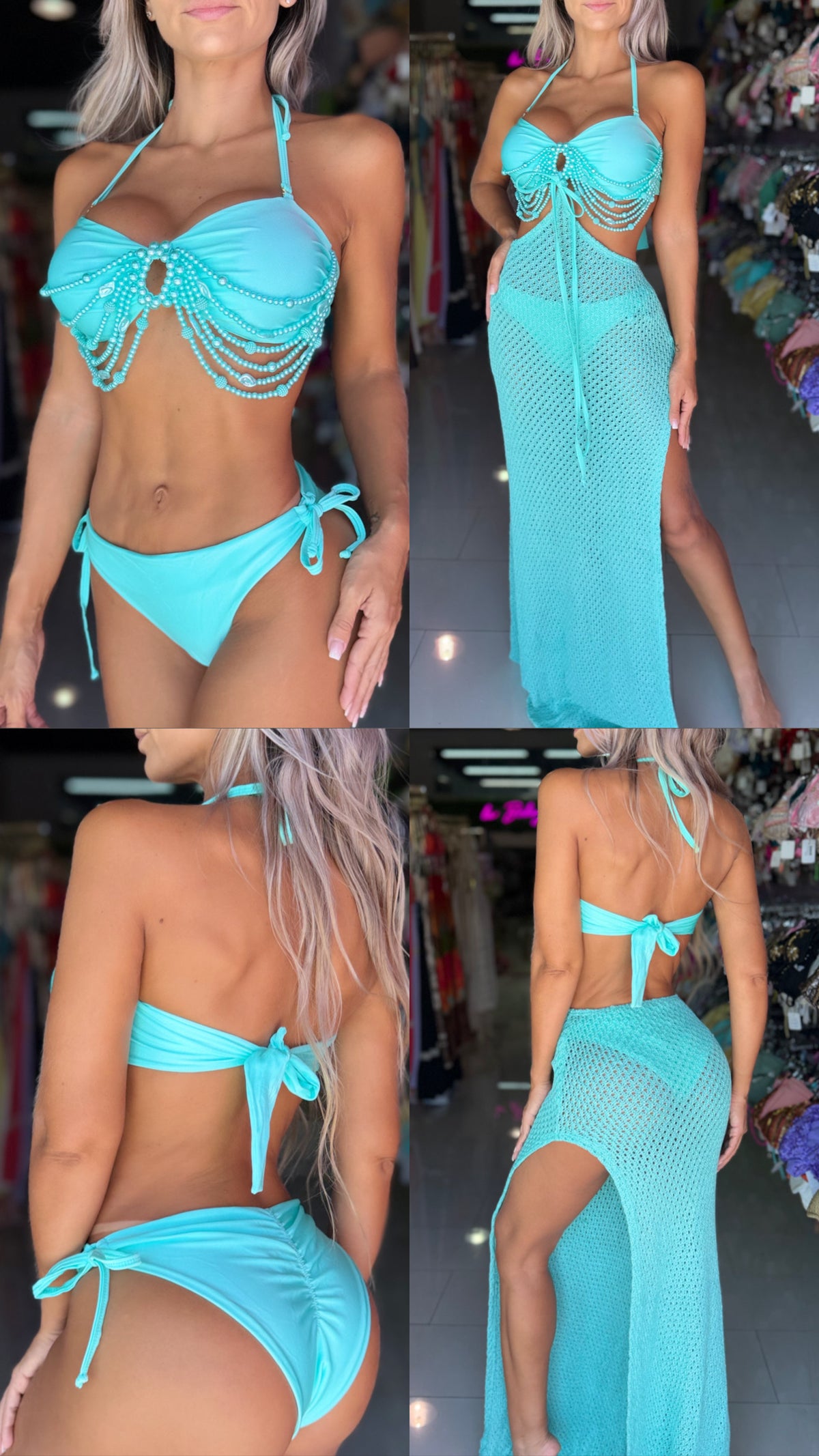 Jazmin bikini and skirt set