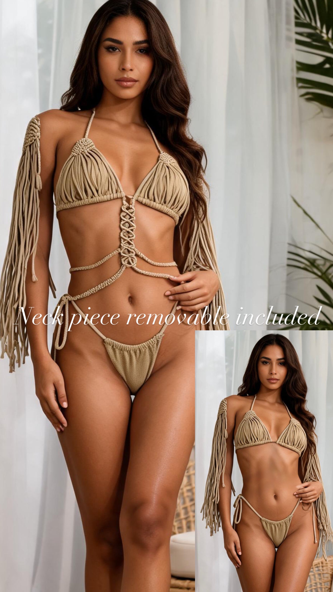 Amazonas bikini shoulders and neck accessories set