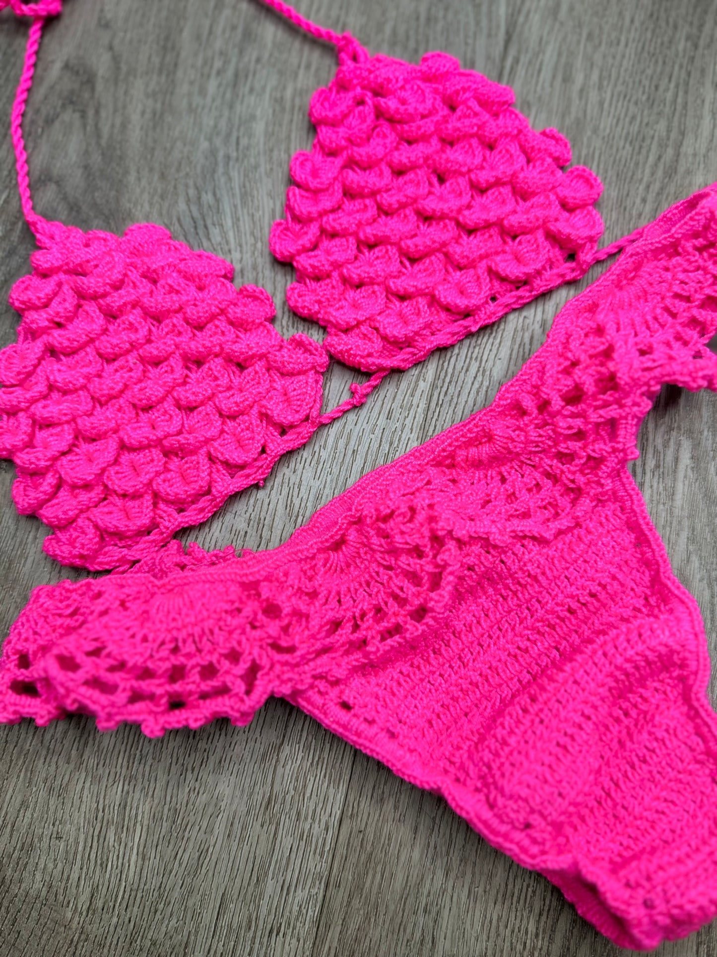 Dulce crochet bikini set