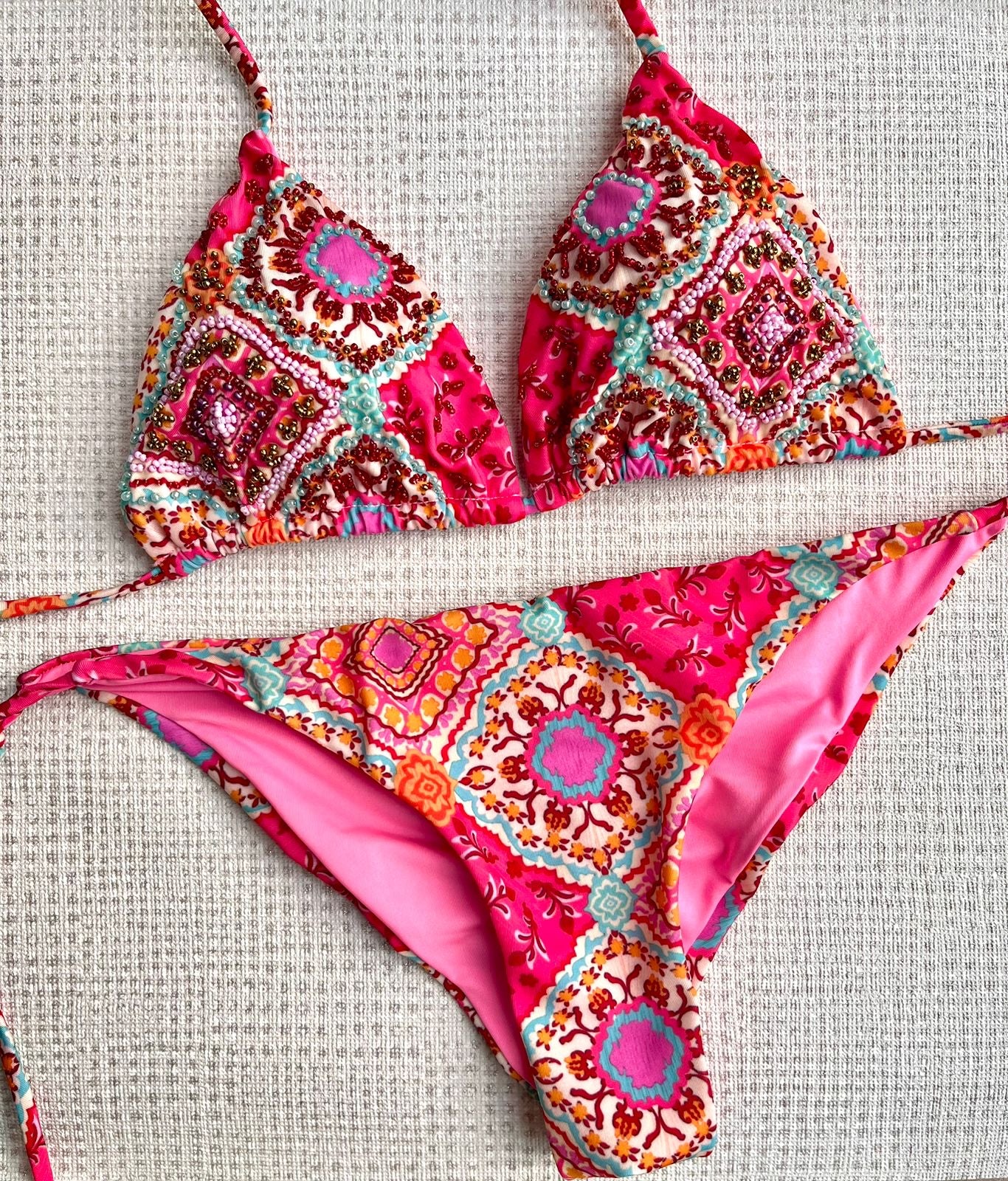 Pinky lover bikini set