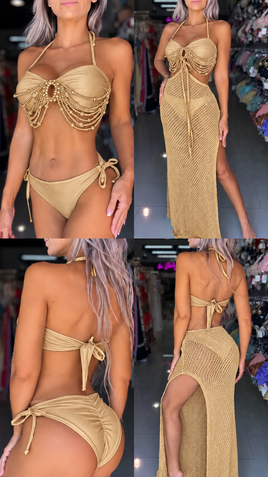 Jazmin bikini and skirt set