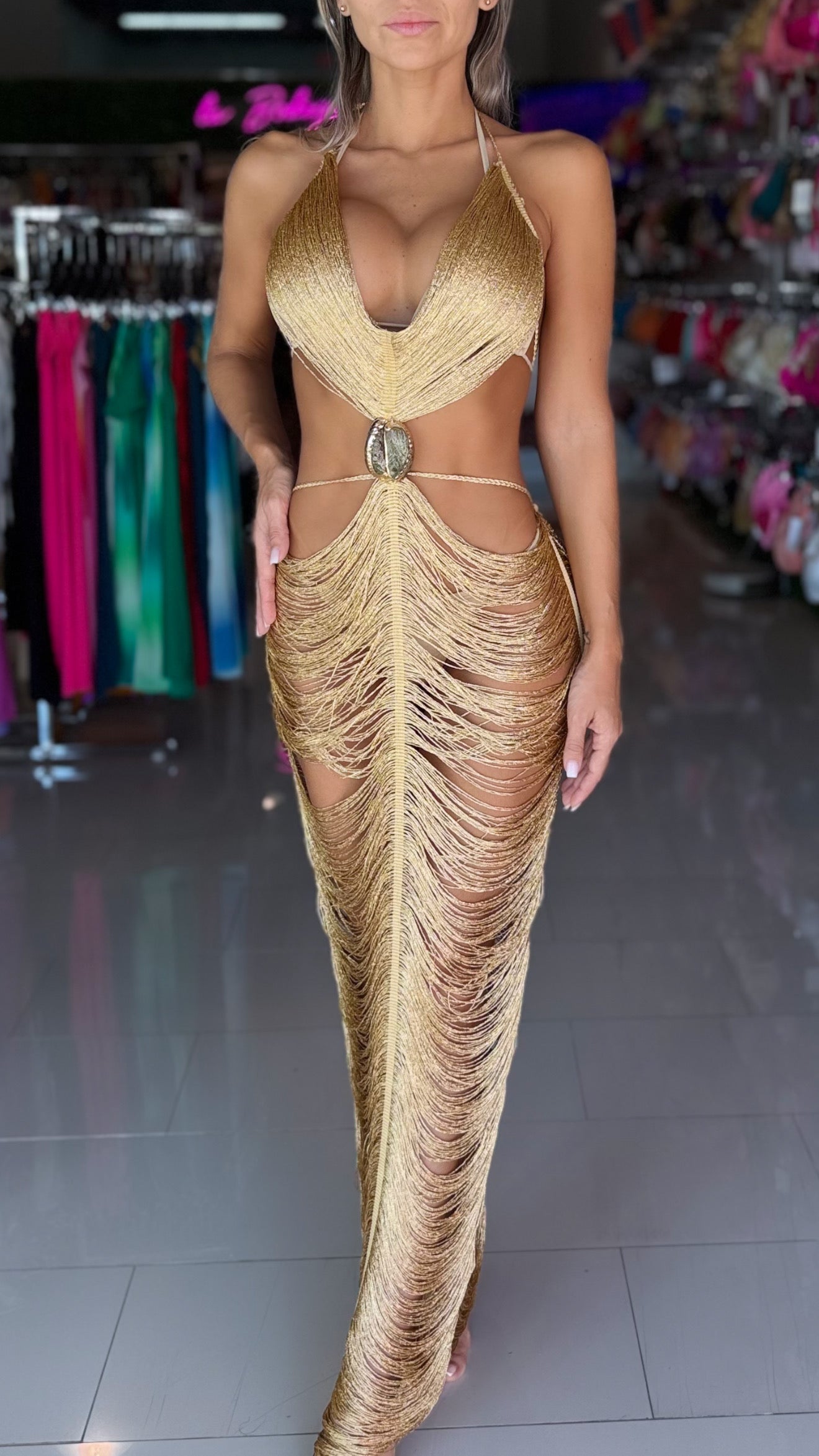Angel coverup dress