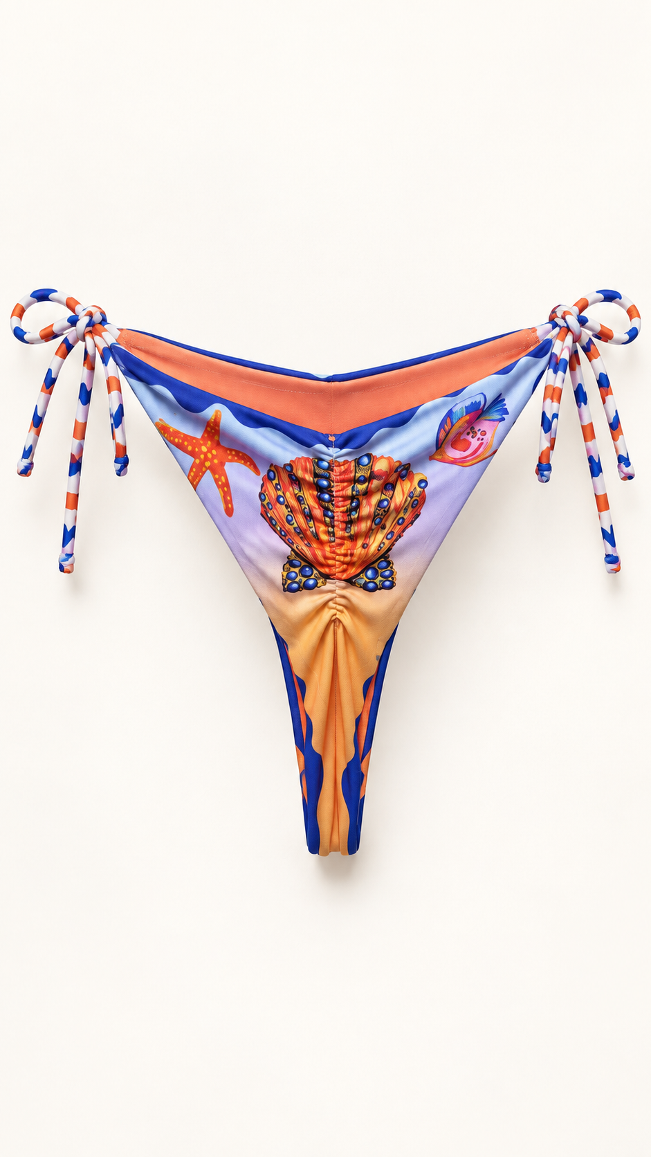 Adela Bikini Set narrow scrunch thong bottom detail