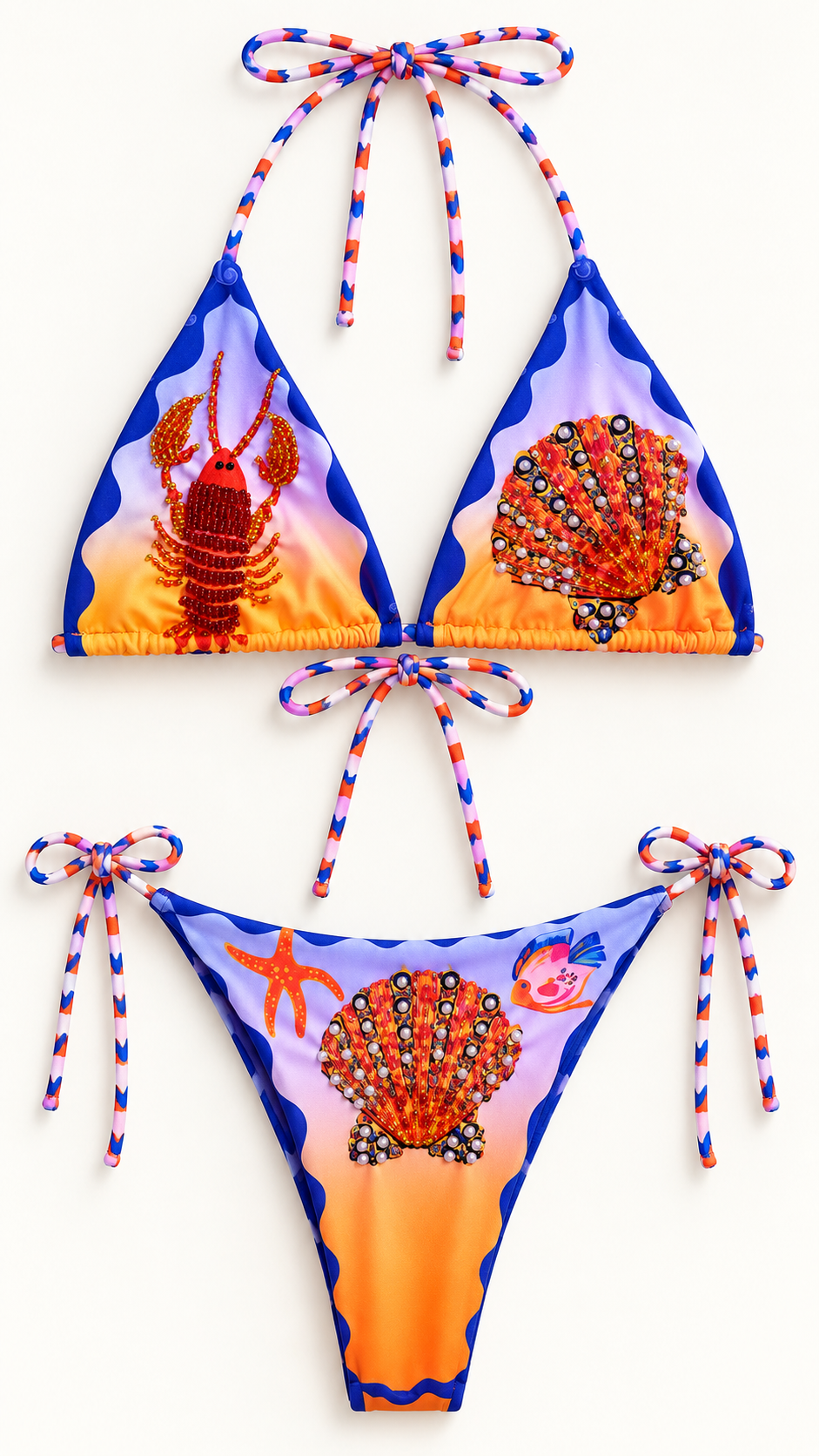 Adela Bikini Set studio front view