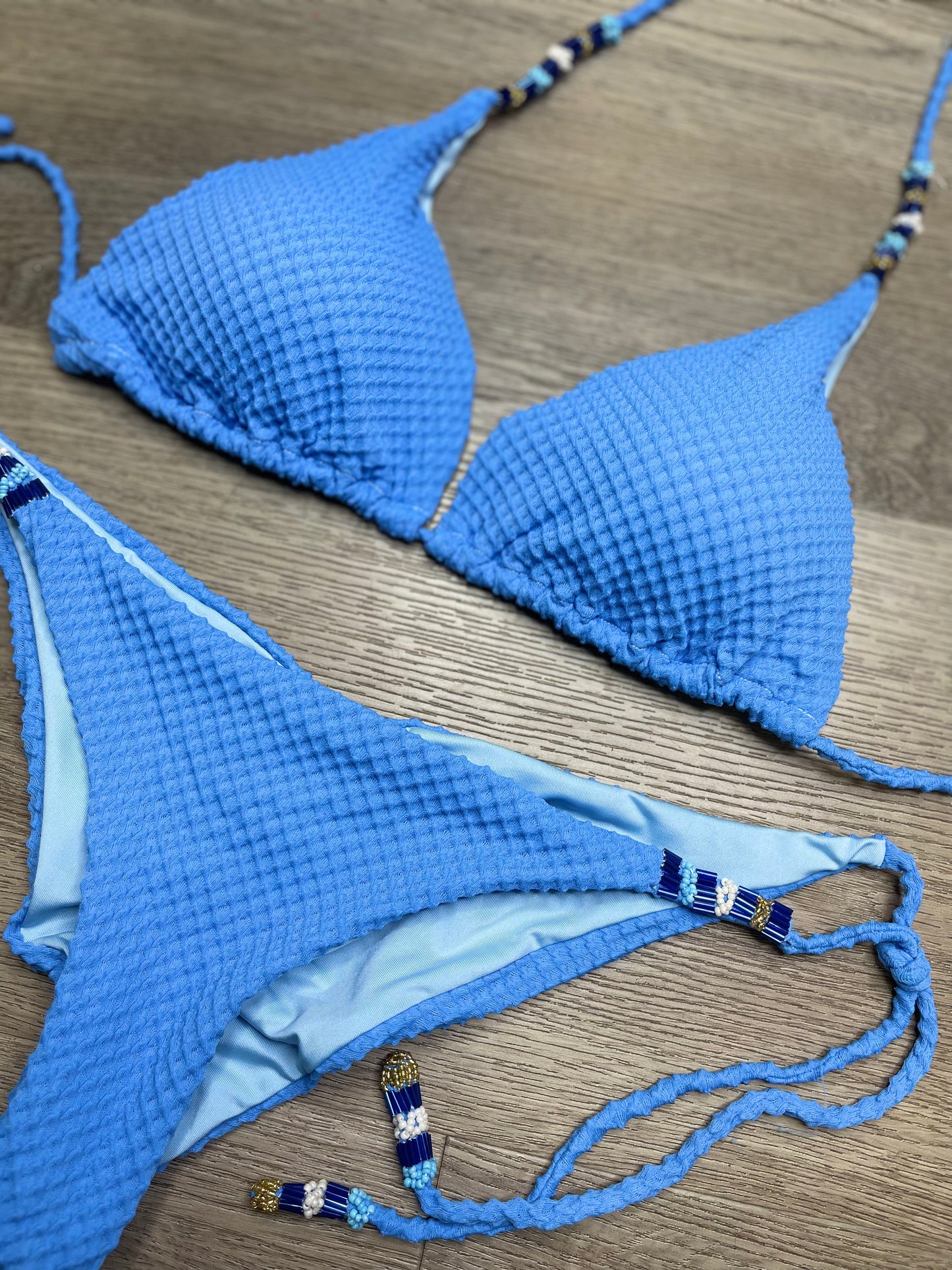 Texture bikini set