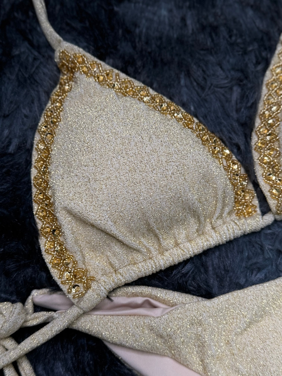 Ornate Bikini Set gold-detail product detail