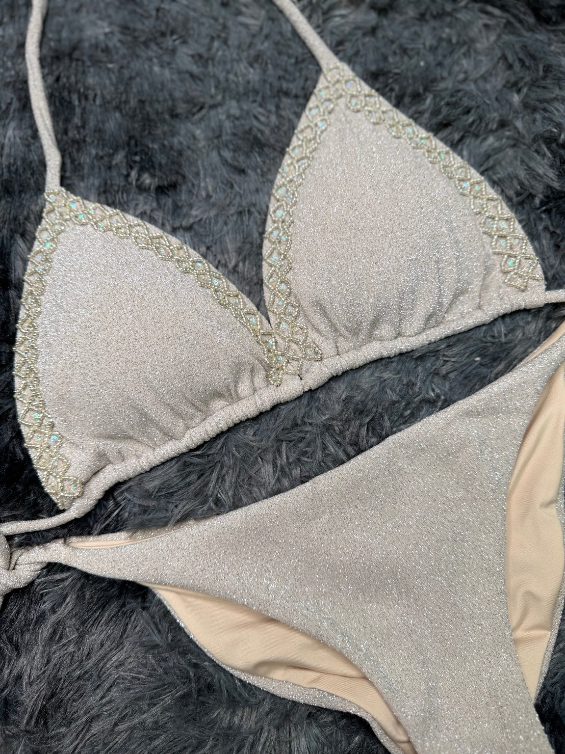 Ornate Bikini Set silver product detail
