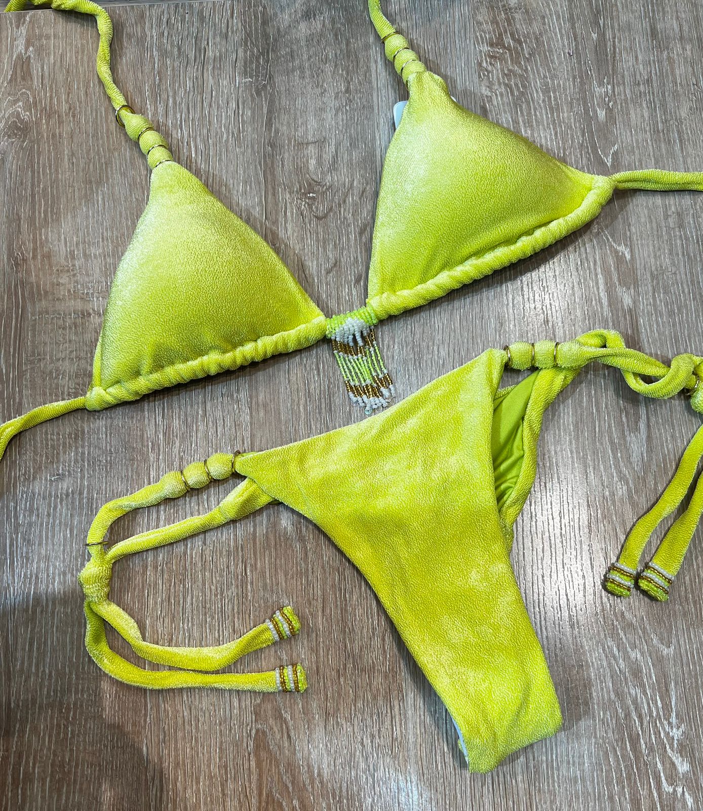 Velvet bikini set